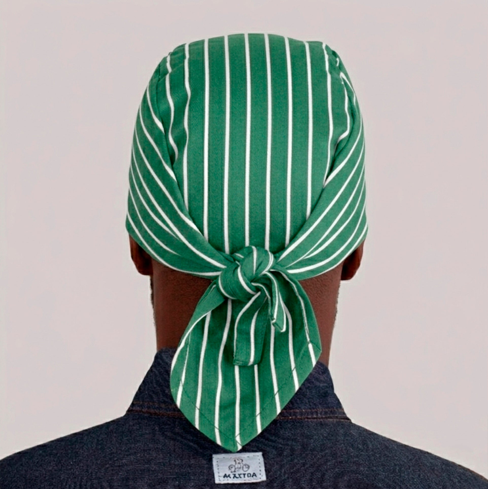 Bandana Garçom Listrada Verde