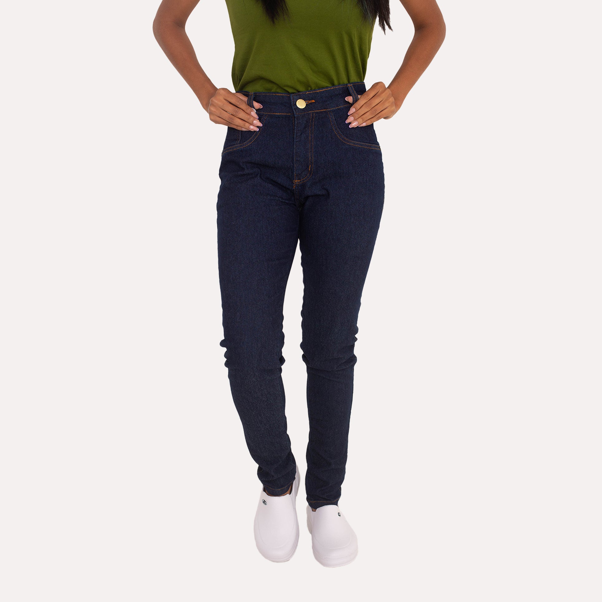 Calça Jeans Feminina Azul Marinho