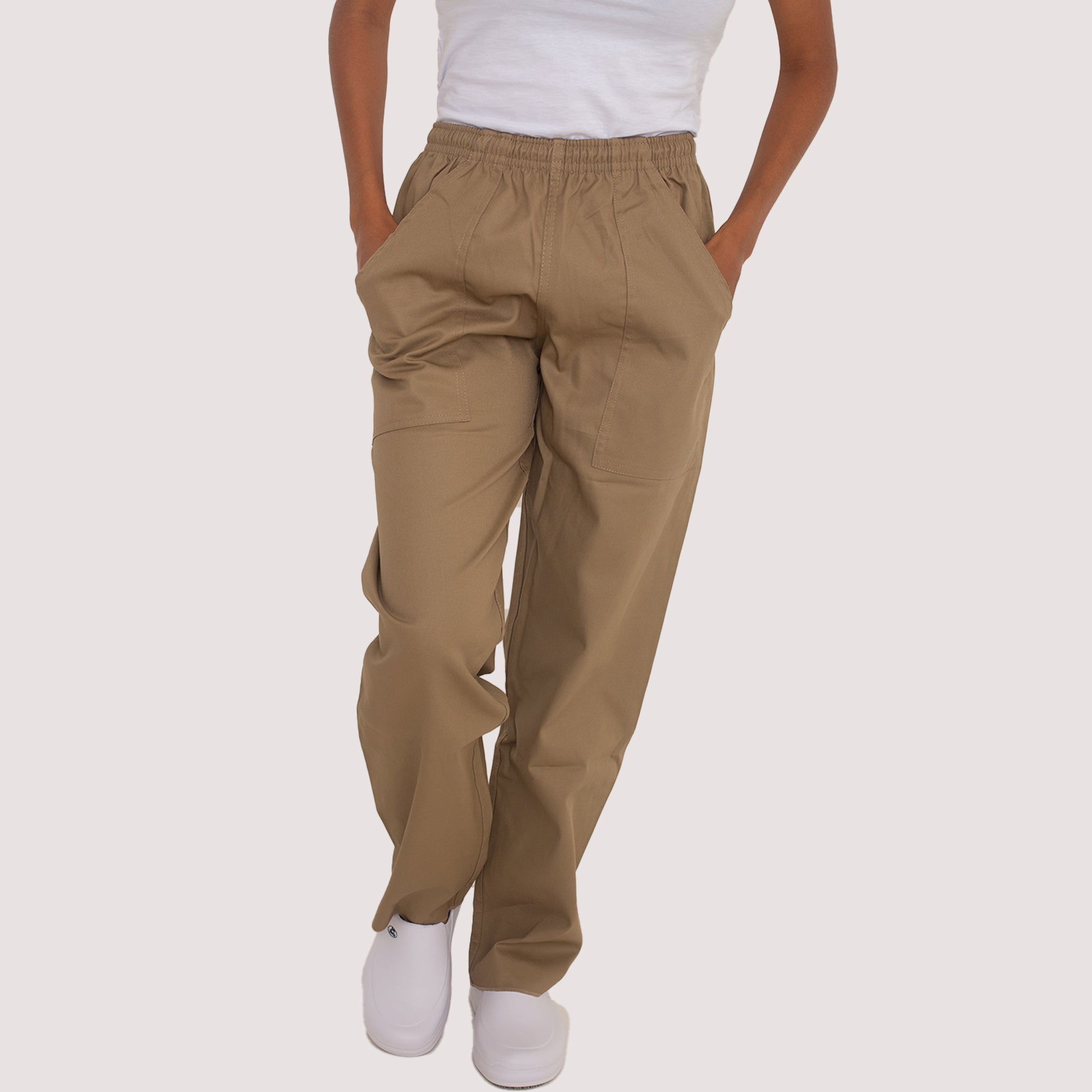 Calça Bege Brim