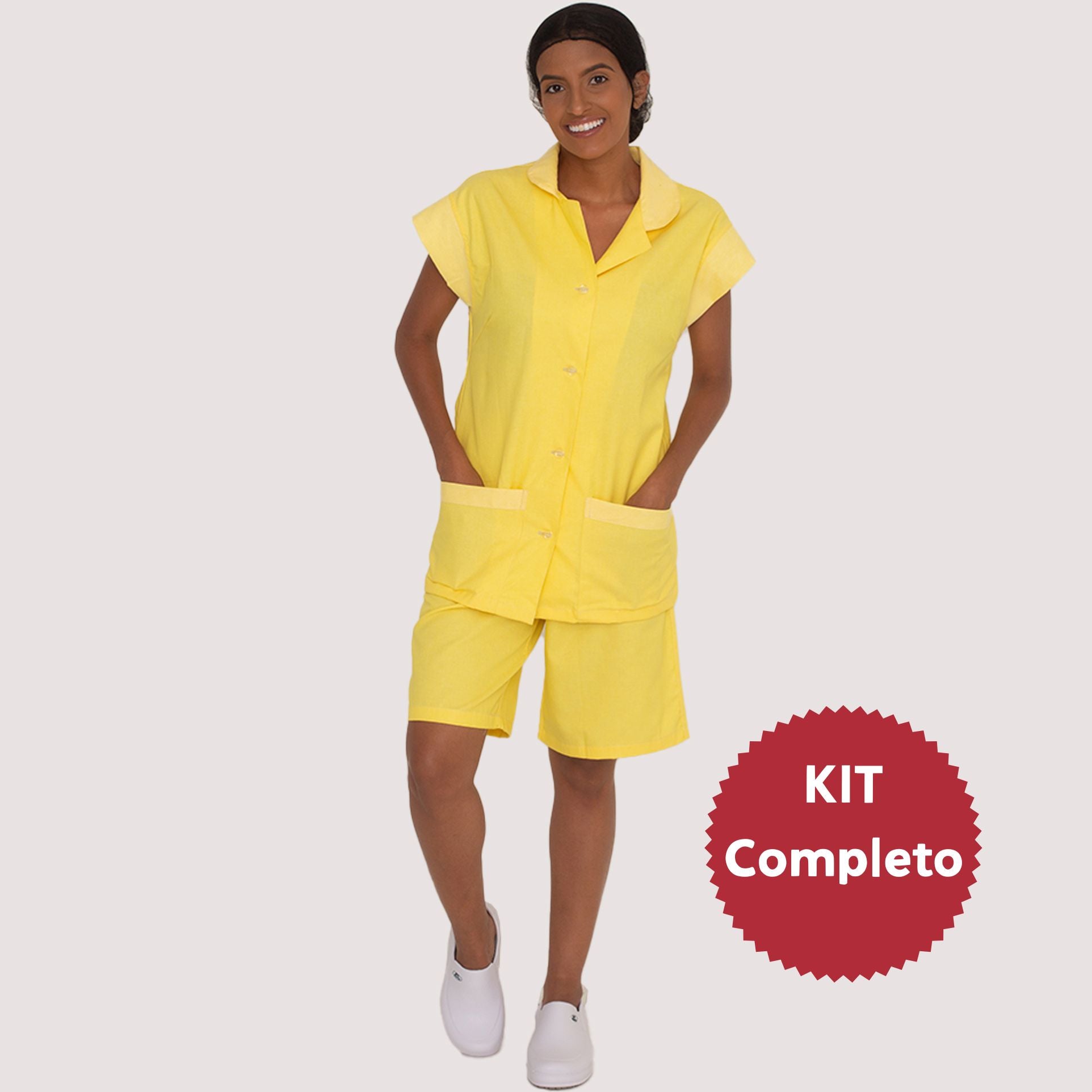 Uniforme babá Amarelo