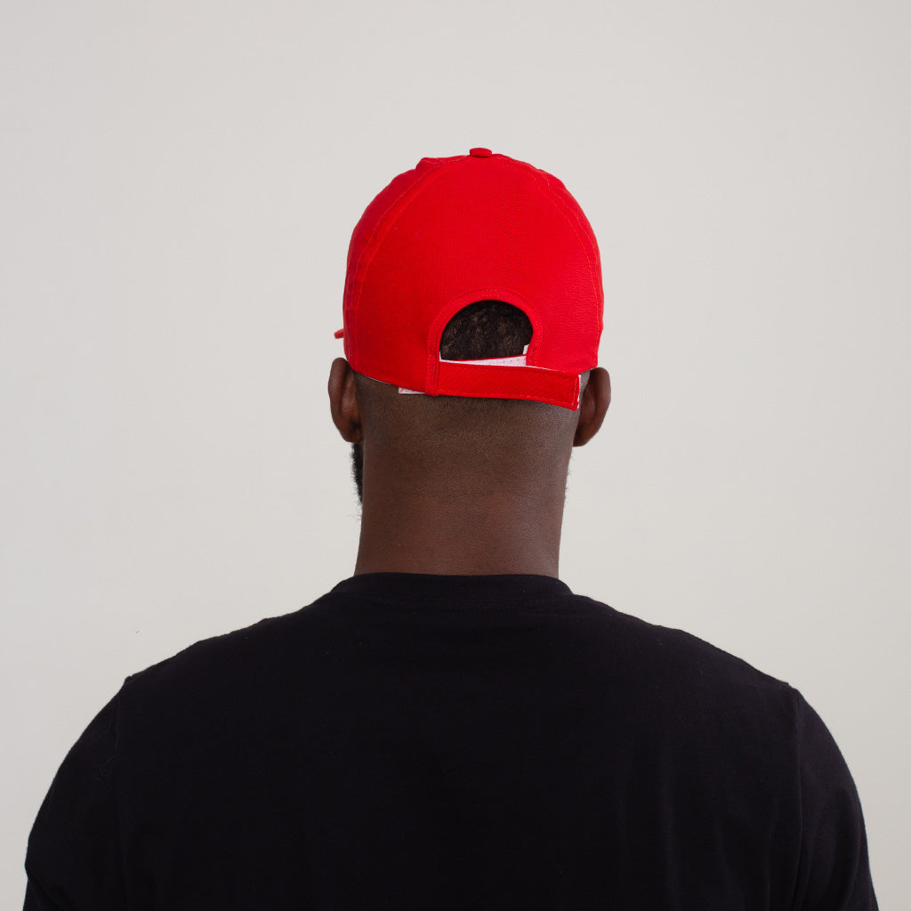 Boné de Brim Vermelho