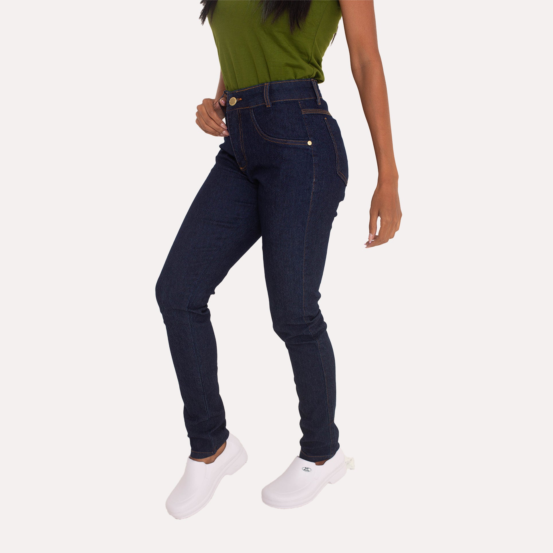 Calça Jeans Feminina Azul Marinho