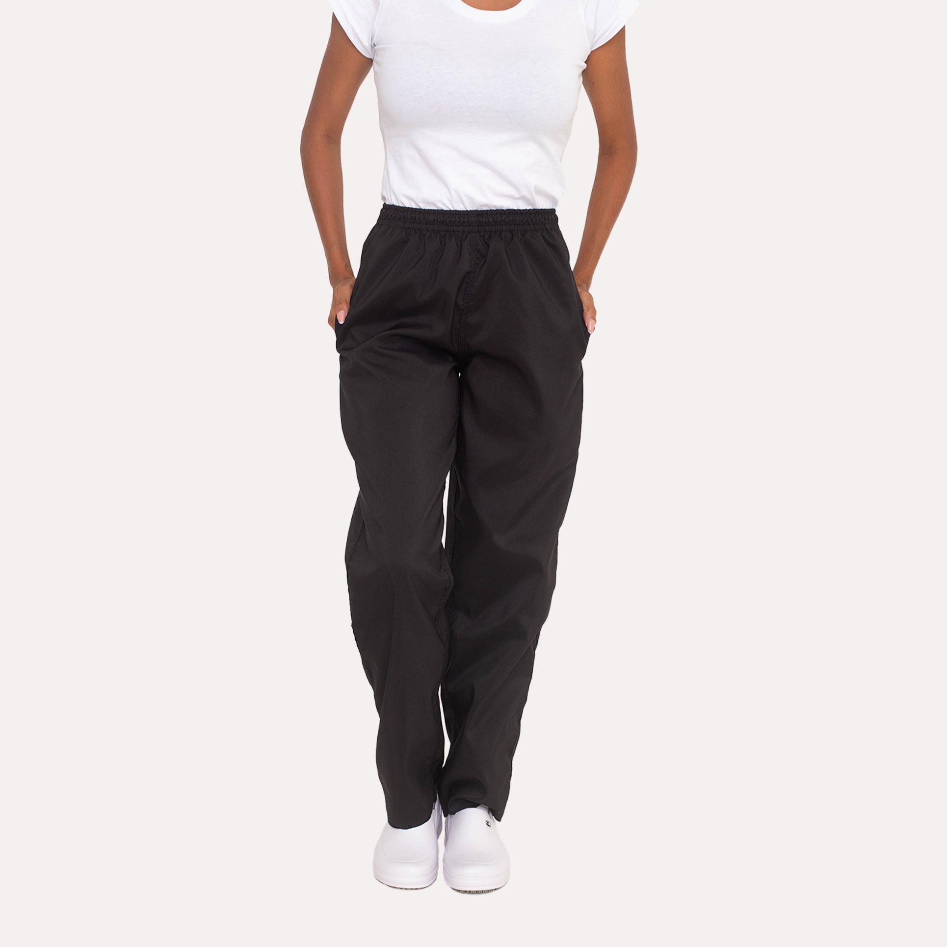 Calça Preta com elástico Oxford