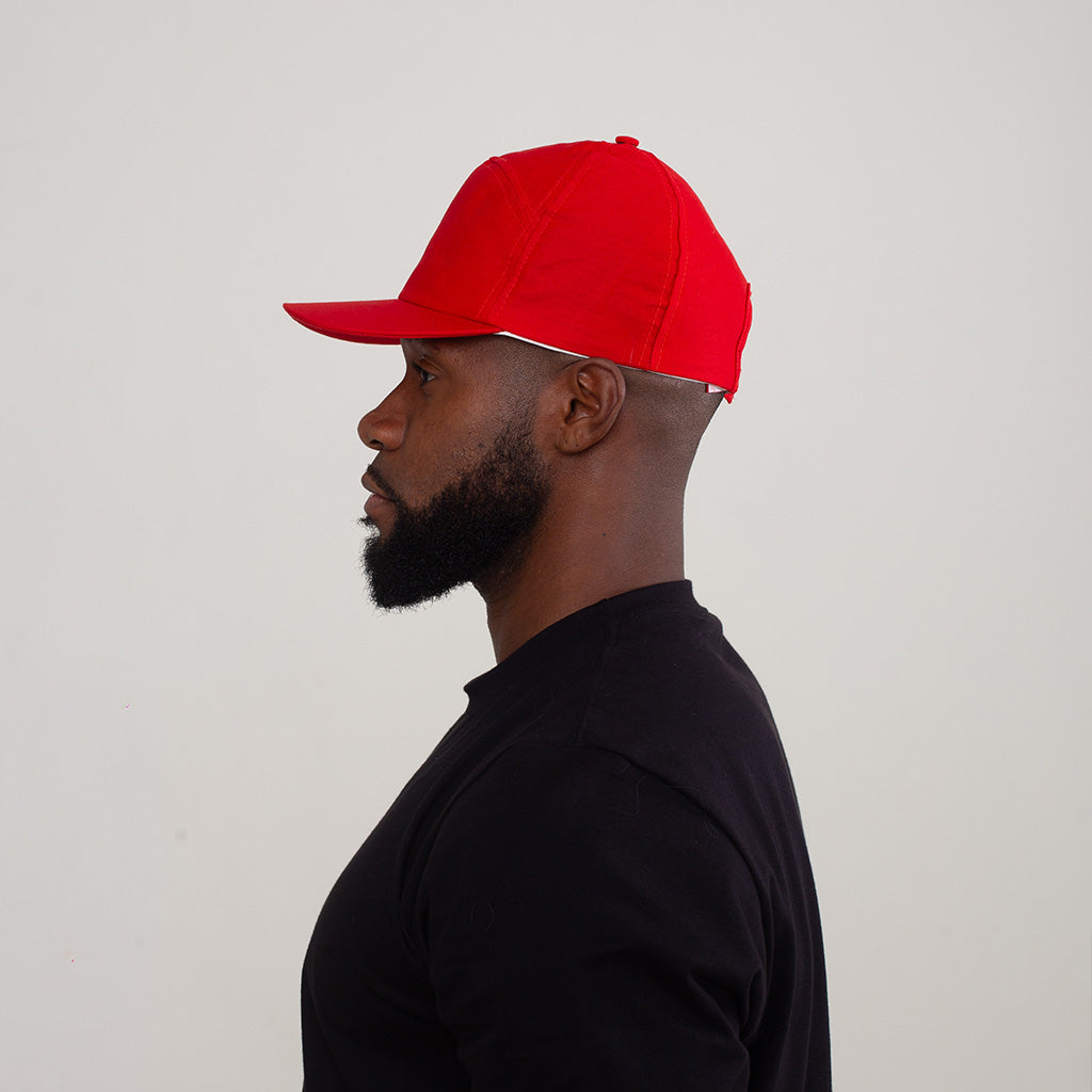 Boné de Brim Vermelho