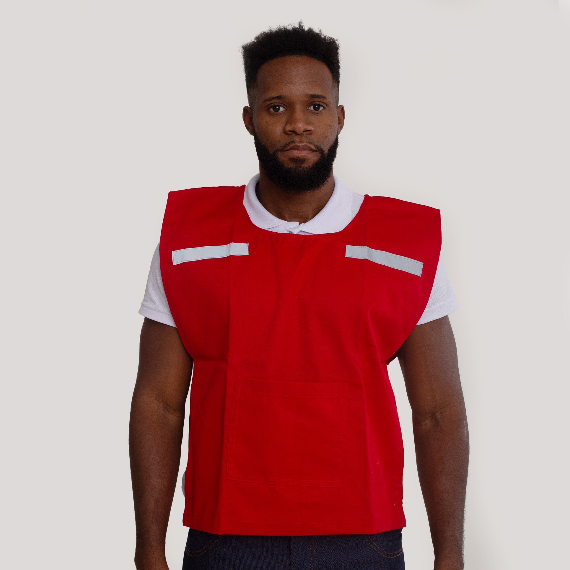Colete Vermelho Com Refletivo