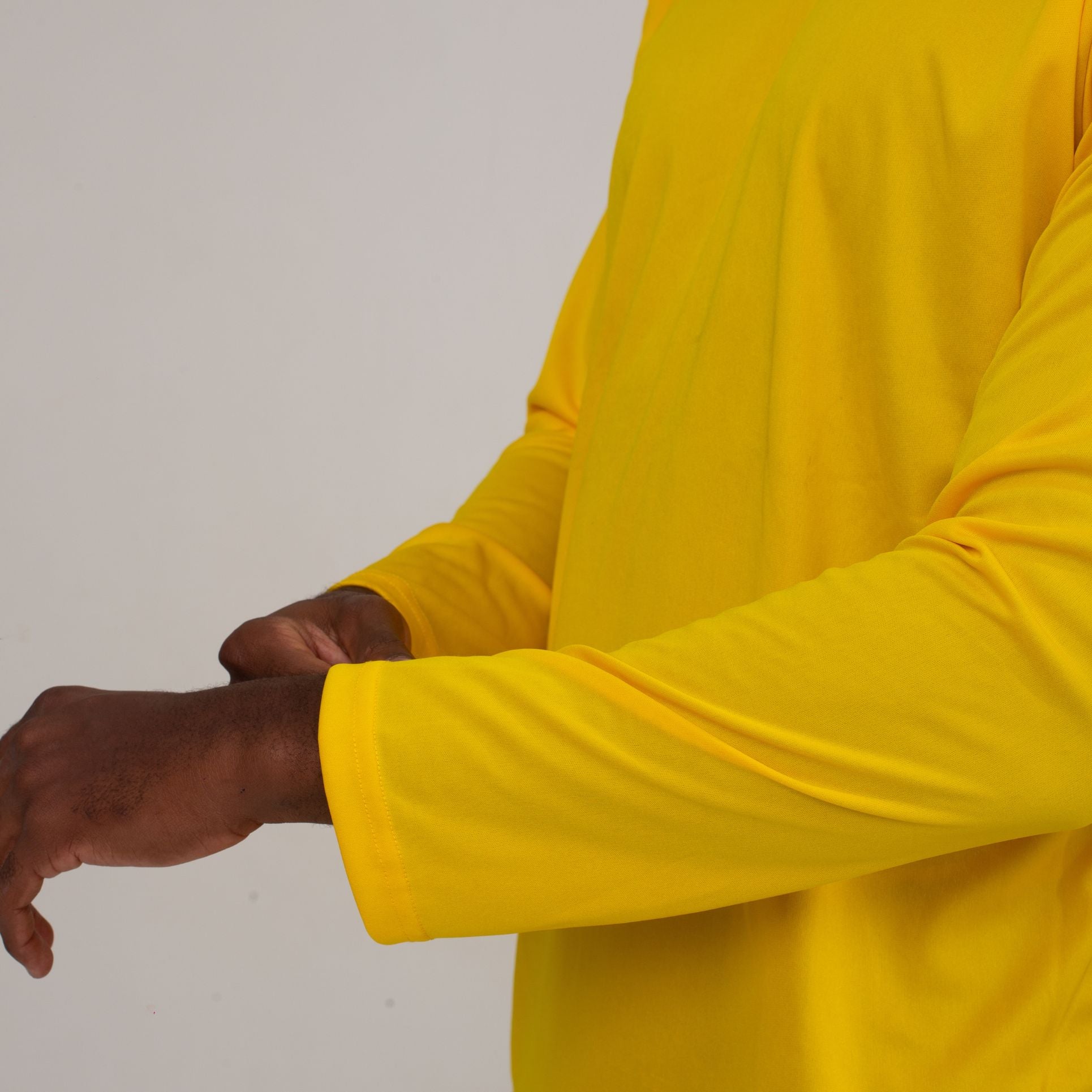 Camisa Amarela UV Manga Longa