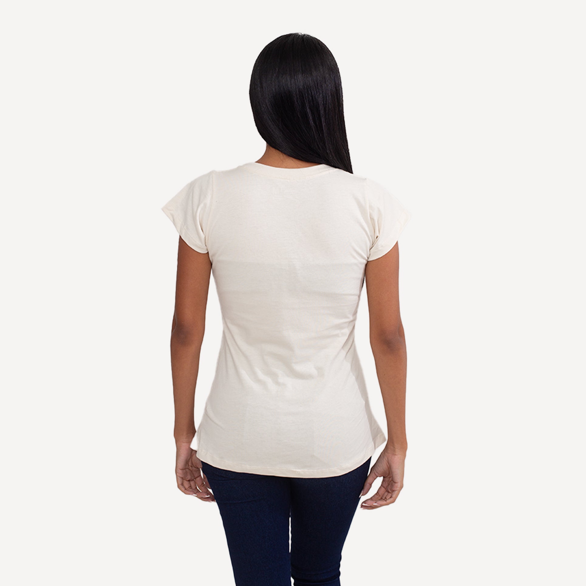 Camisa Bege de Algodão Premium Feminina