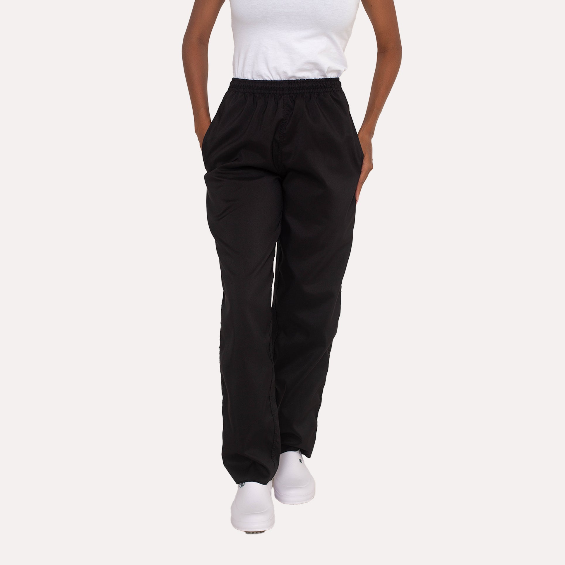 Calça Preta com elástico Oxford
