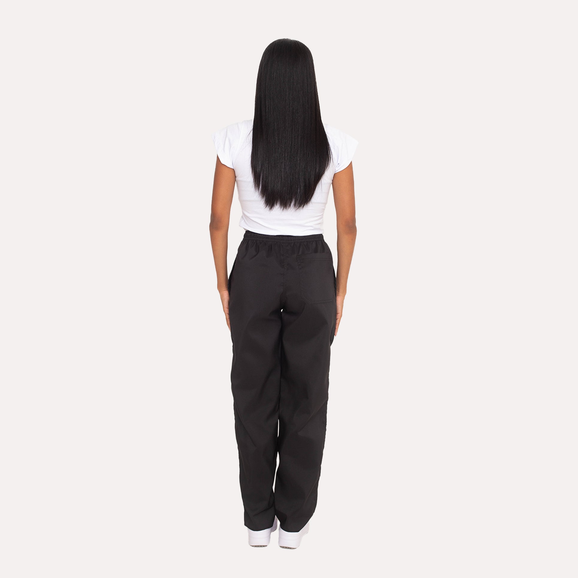 Calça Preta com elástico Oxford