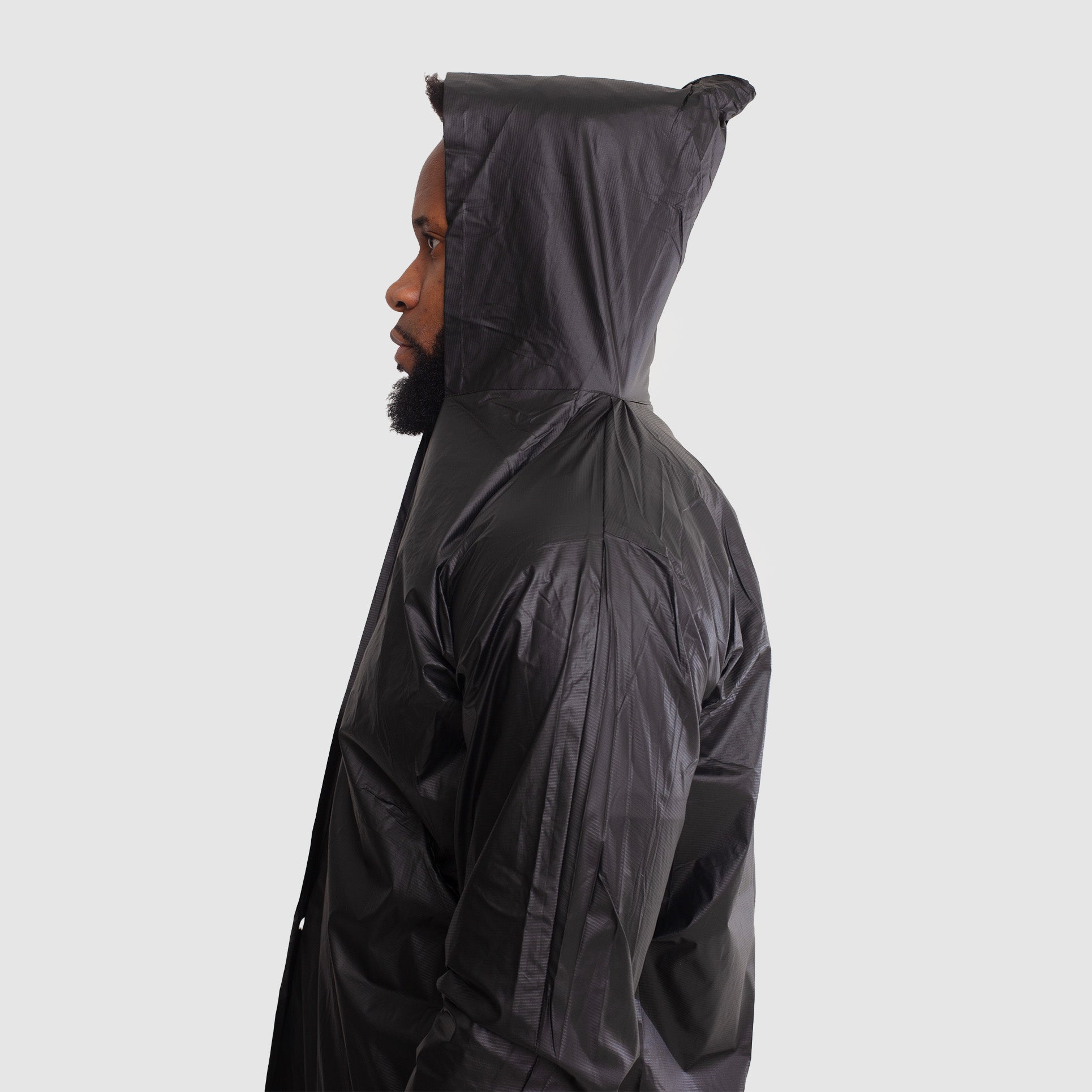 Capa de Chuva Forrada Preta