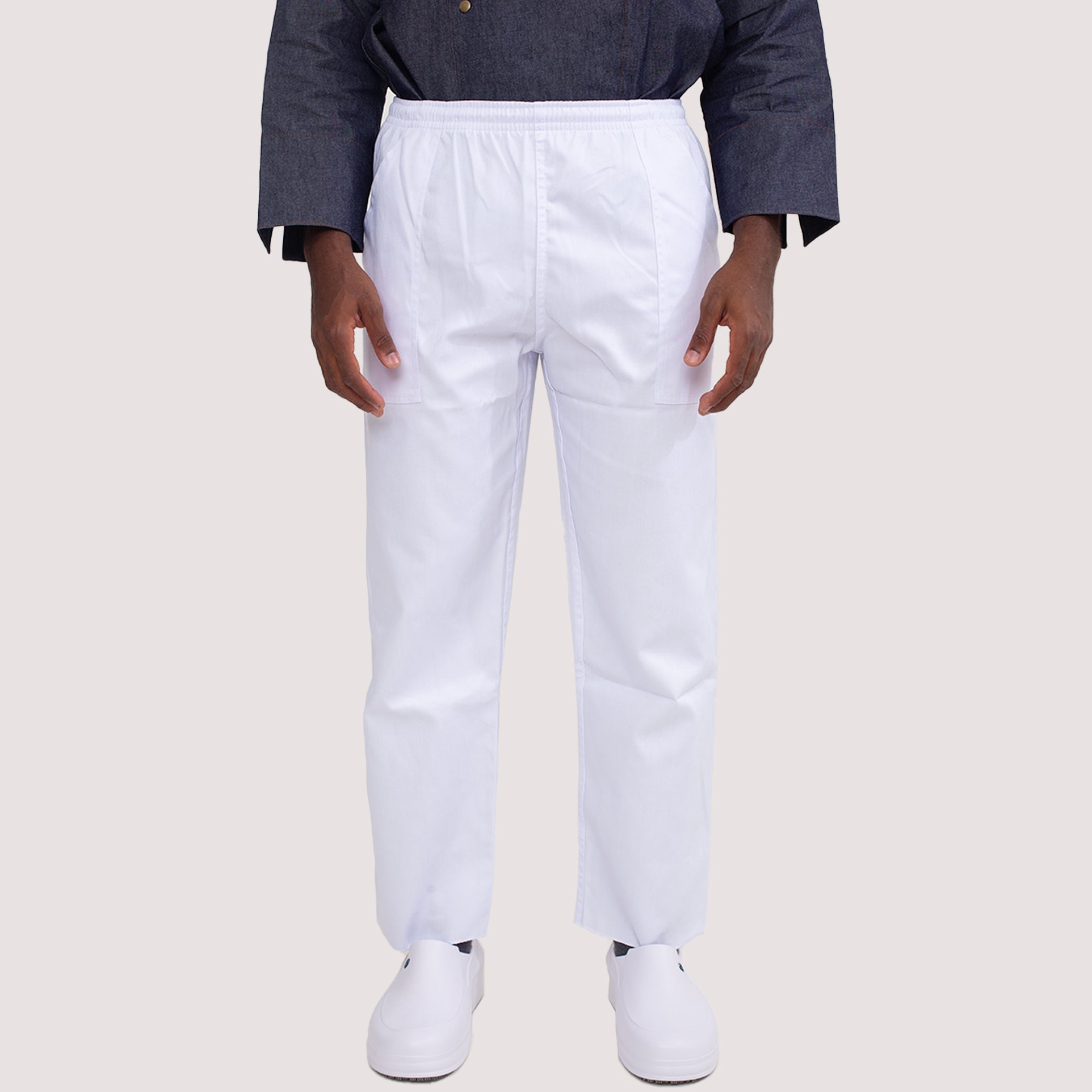 Calça Branca Brim