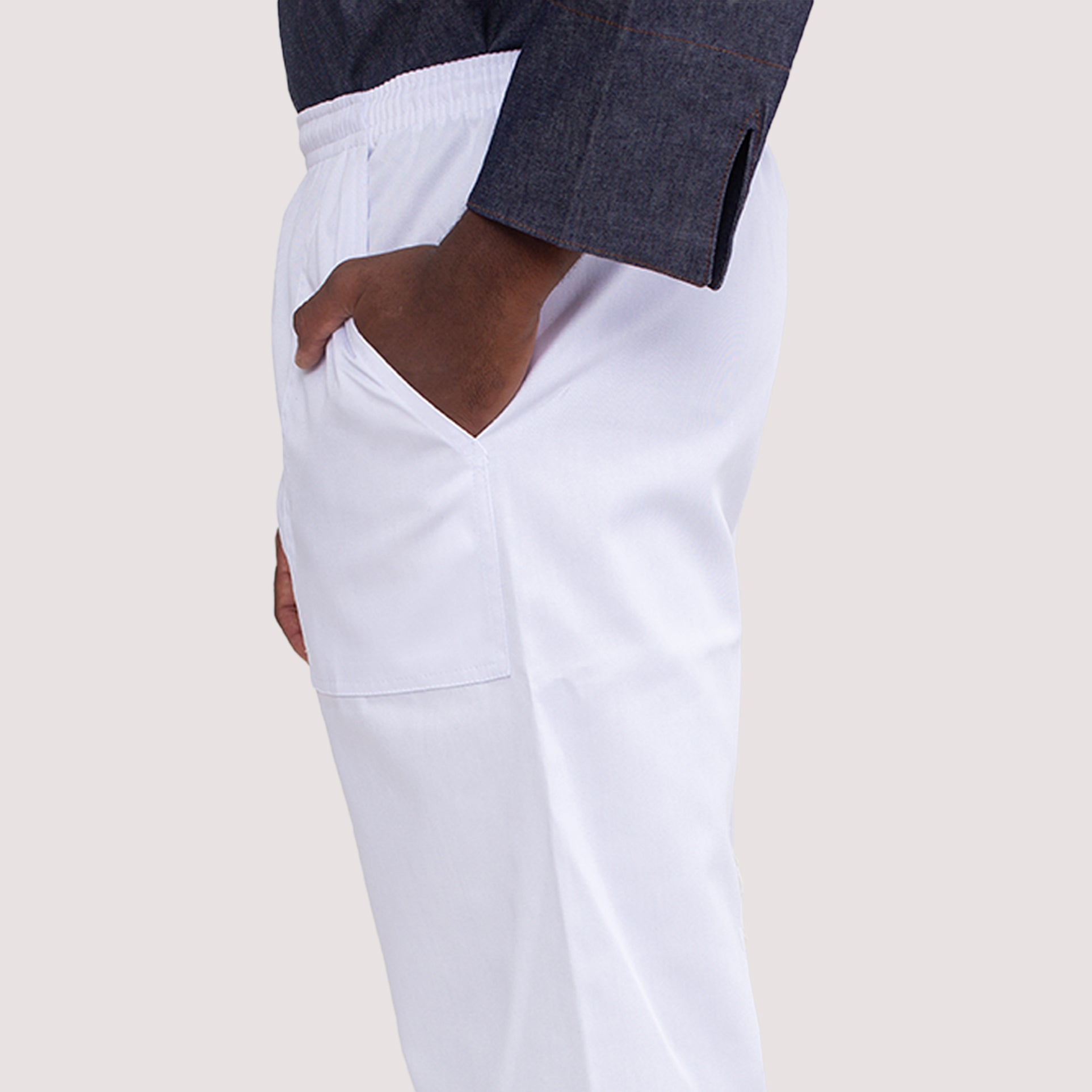 Calça Branca Brim