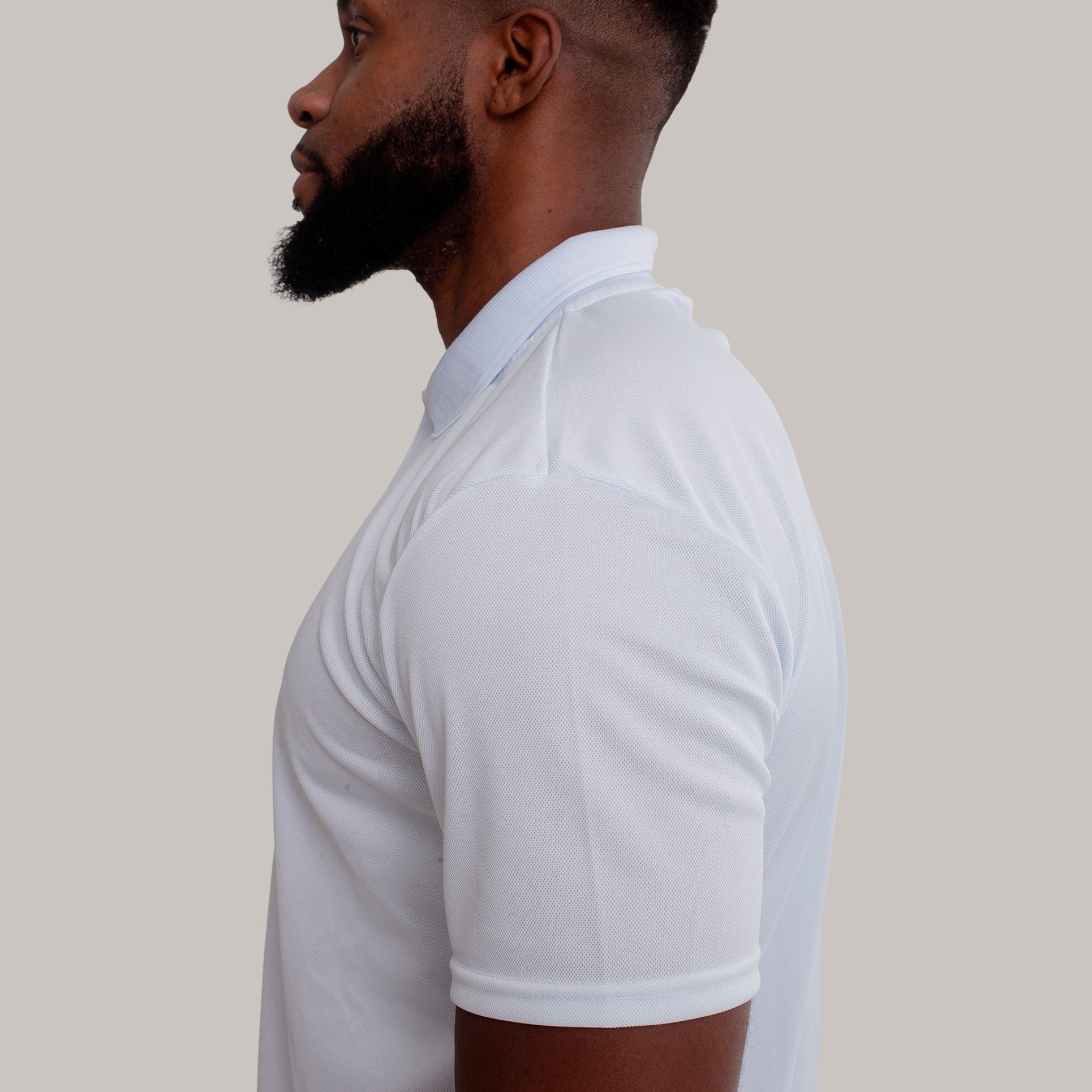 Camisa Polo Branca Dryfit