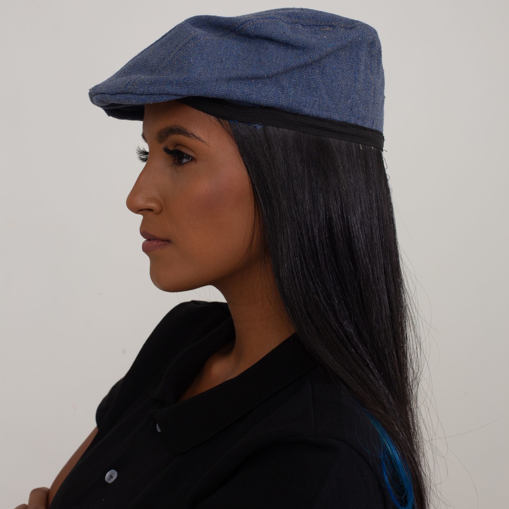 Boina de Lona Azul Jeans