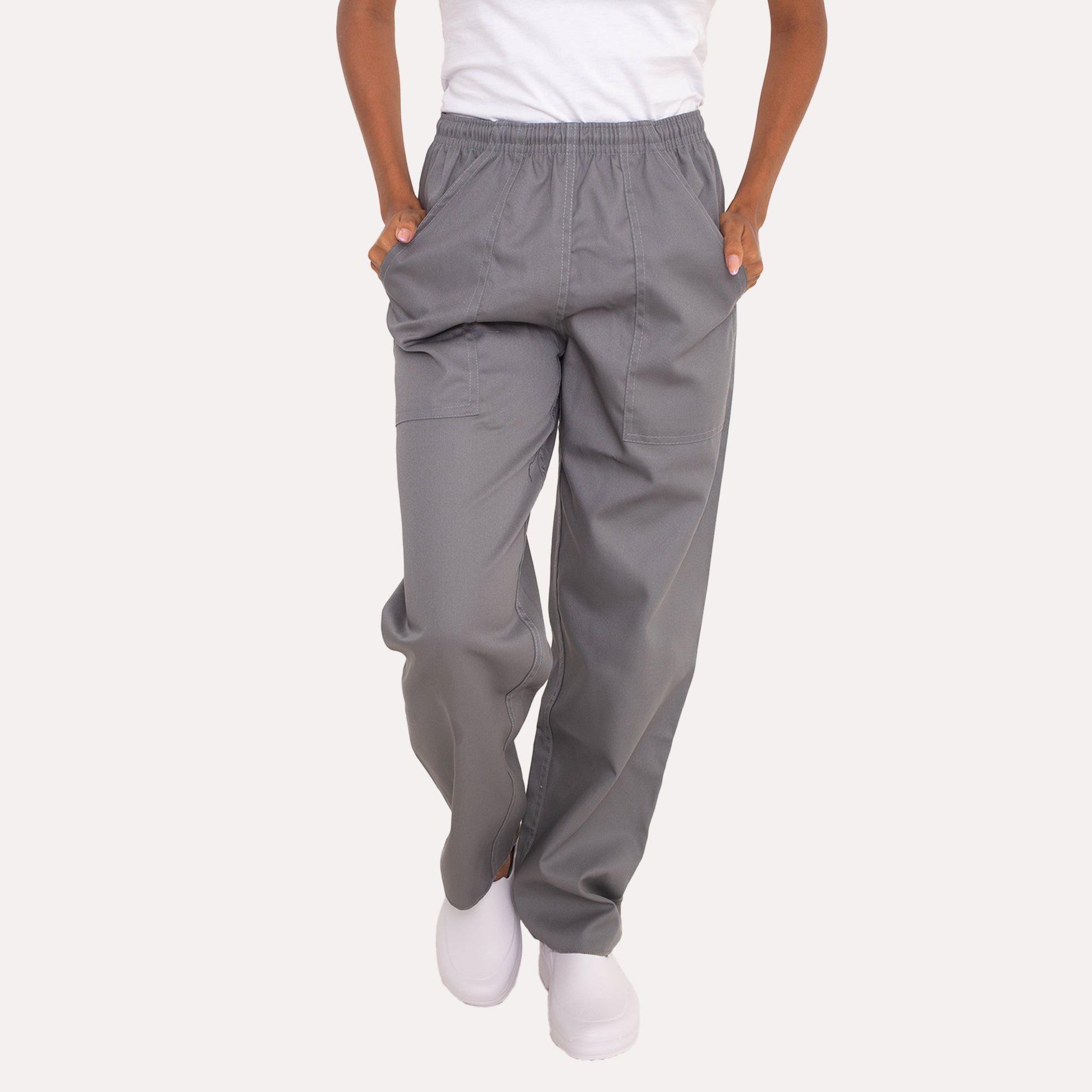 Calça Cinza Brim