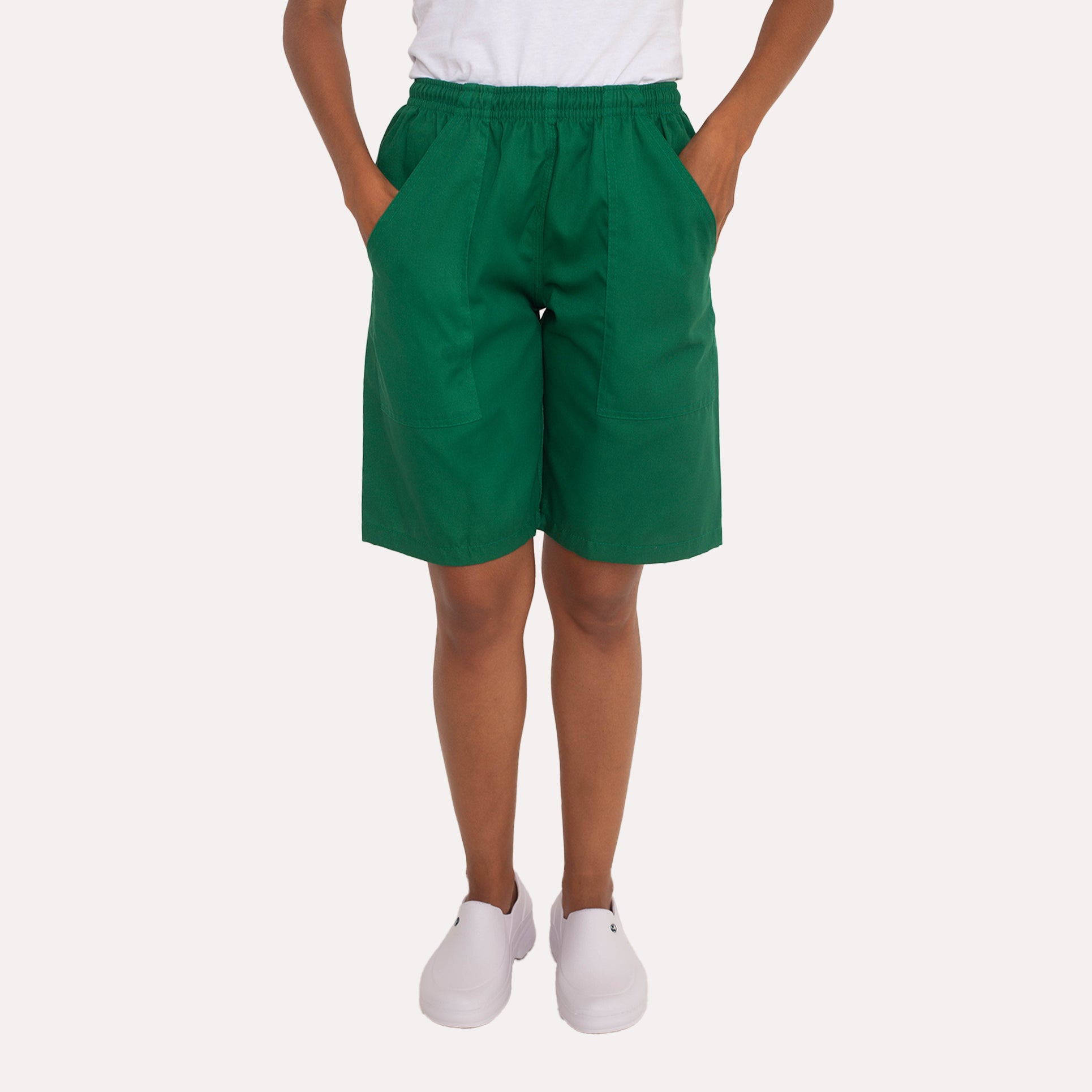Bermuda Verde Bandeira Brim
