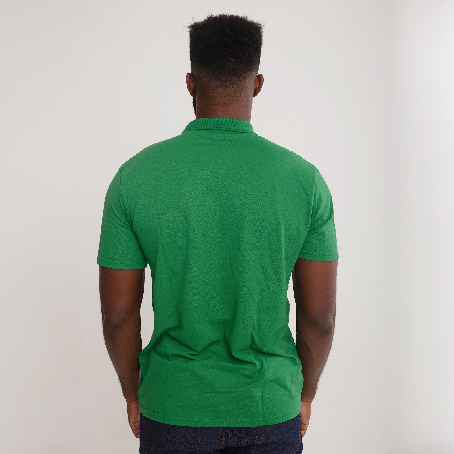 Camisa Polo Piquet Algodão Verde Bandeira