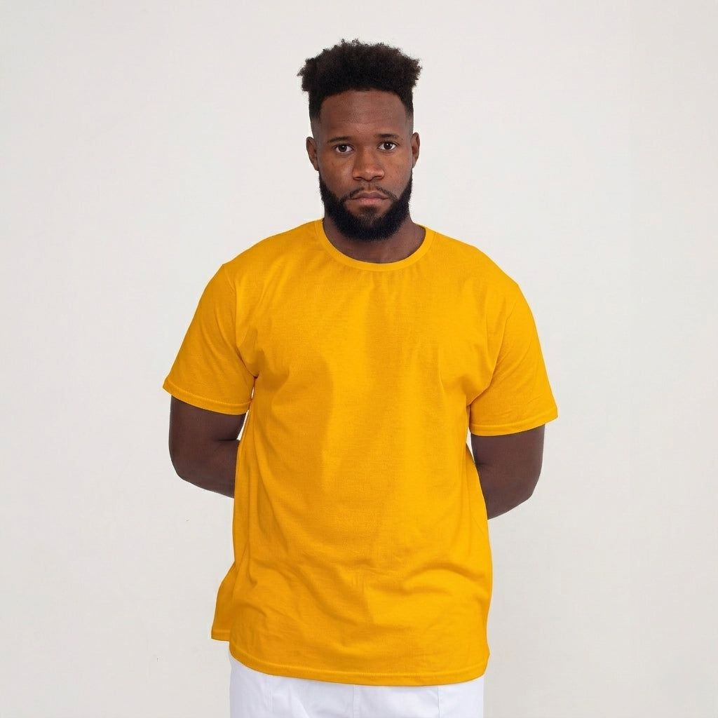 Camisa Amarelo Ouro Malha Fria