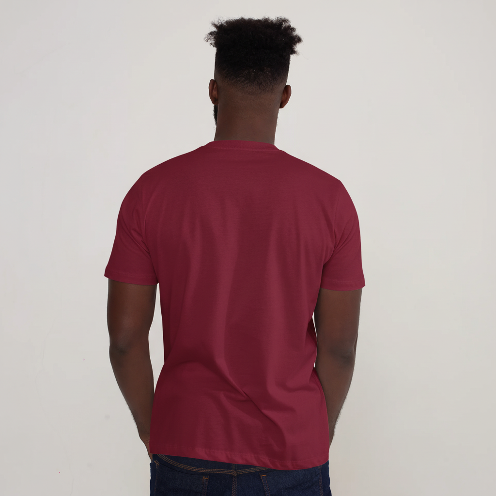 Camisa Vinho de Algodão Premium Masculina