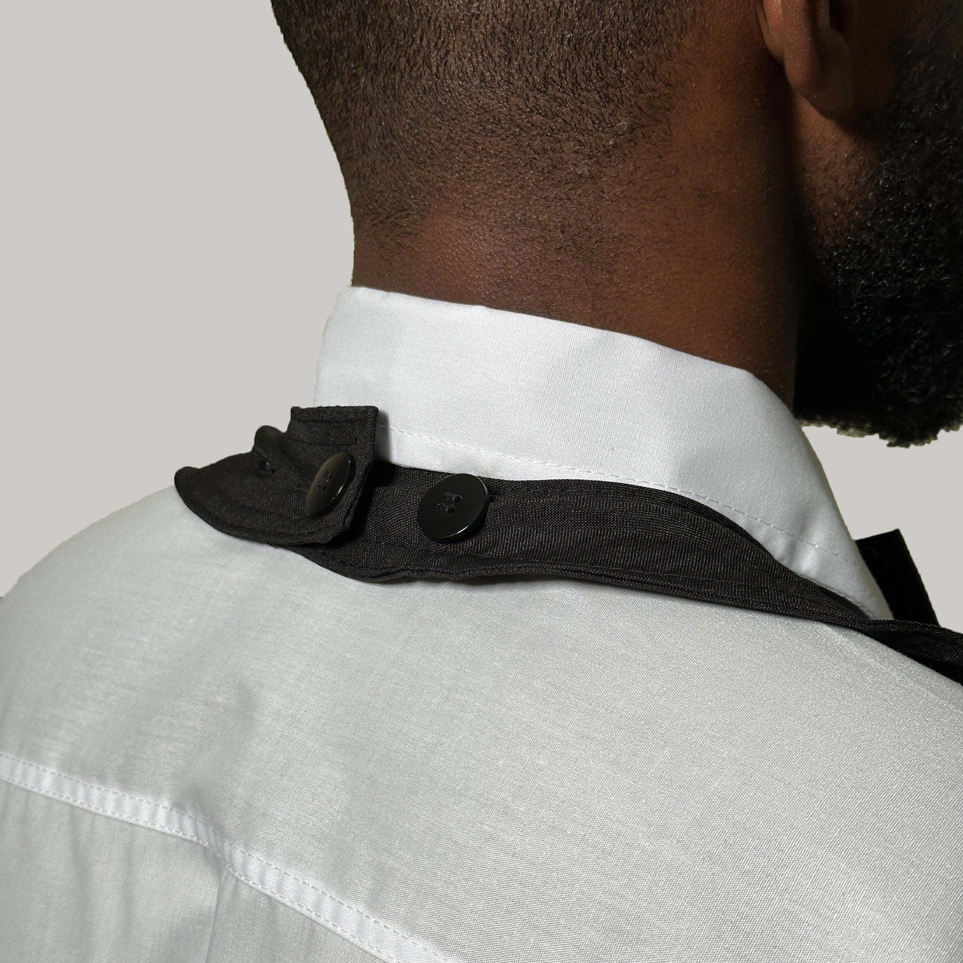 Avental Colete Preto Com Bolso Oxford