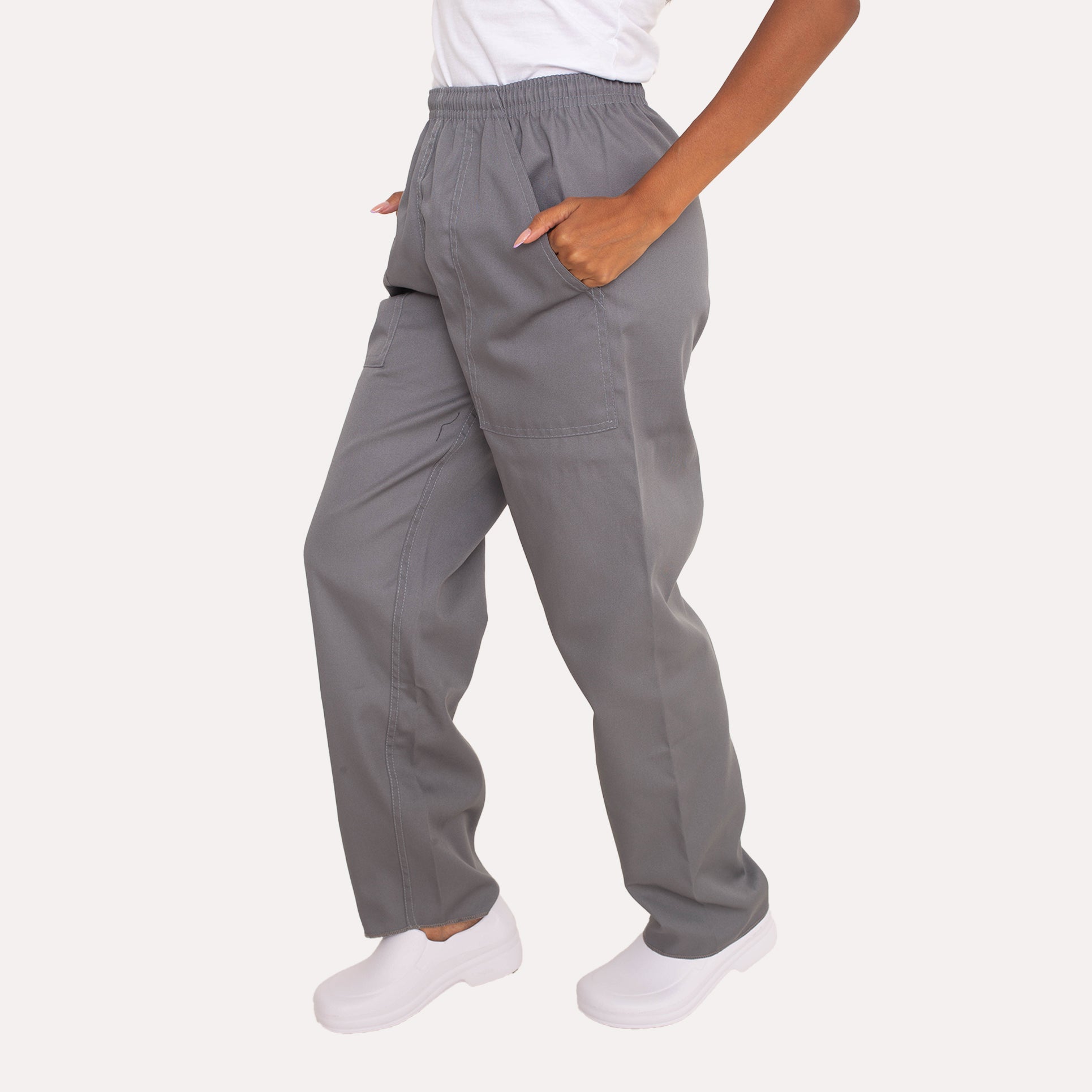 Calça Cinza Brim