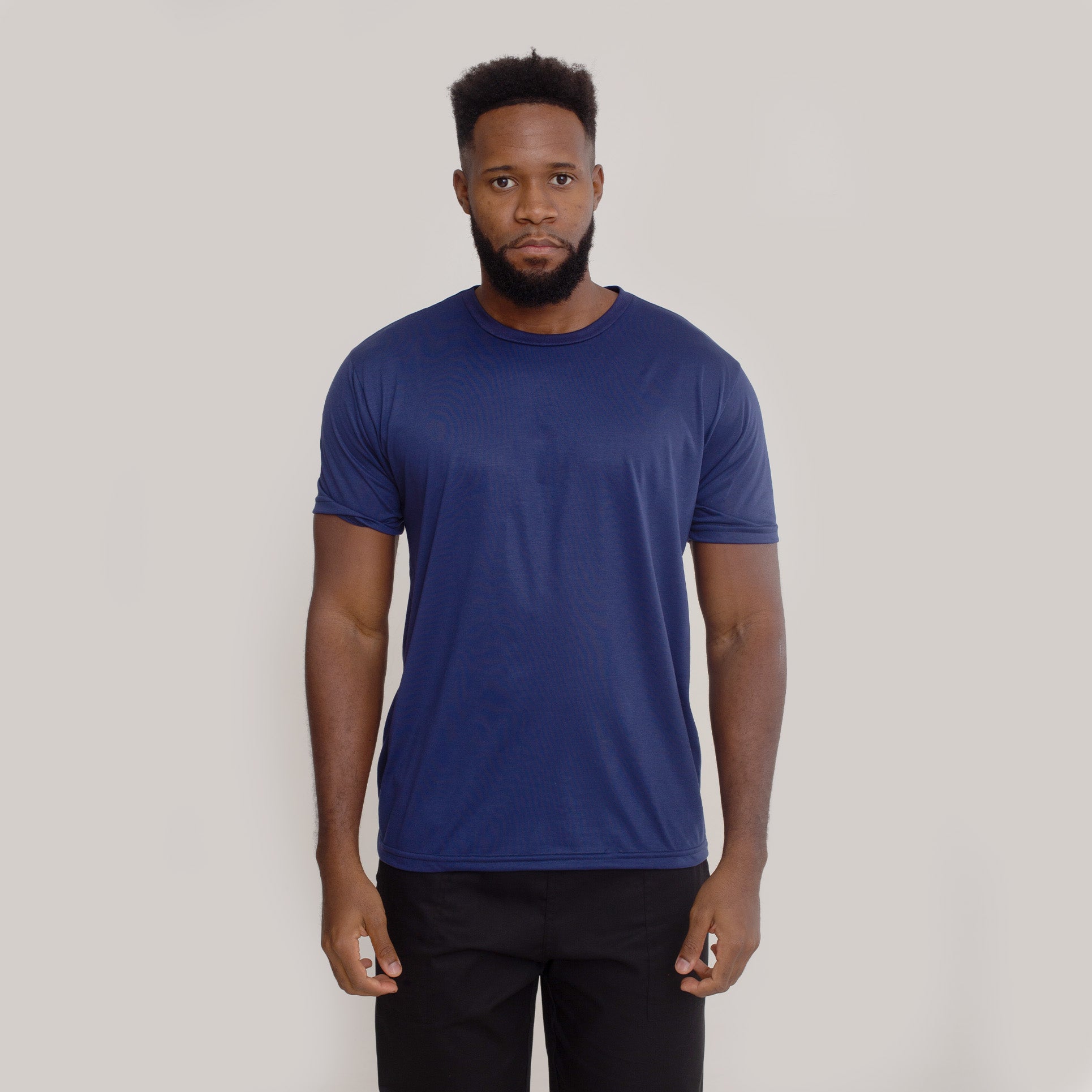 Camisa Azul Marinho Malha Fria