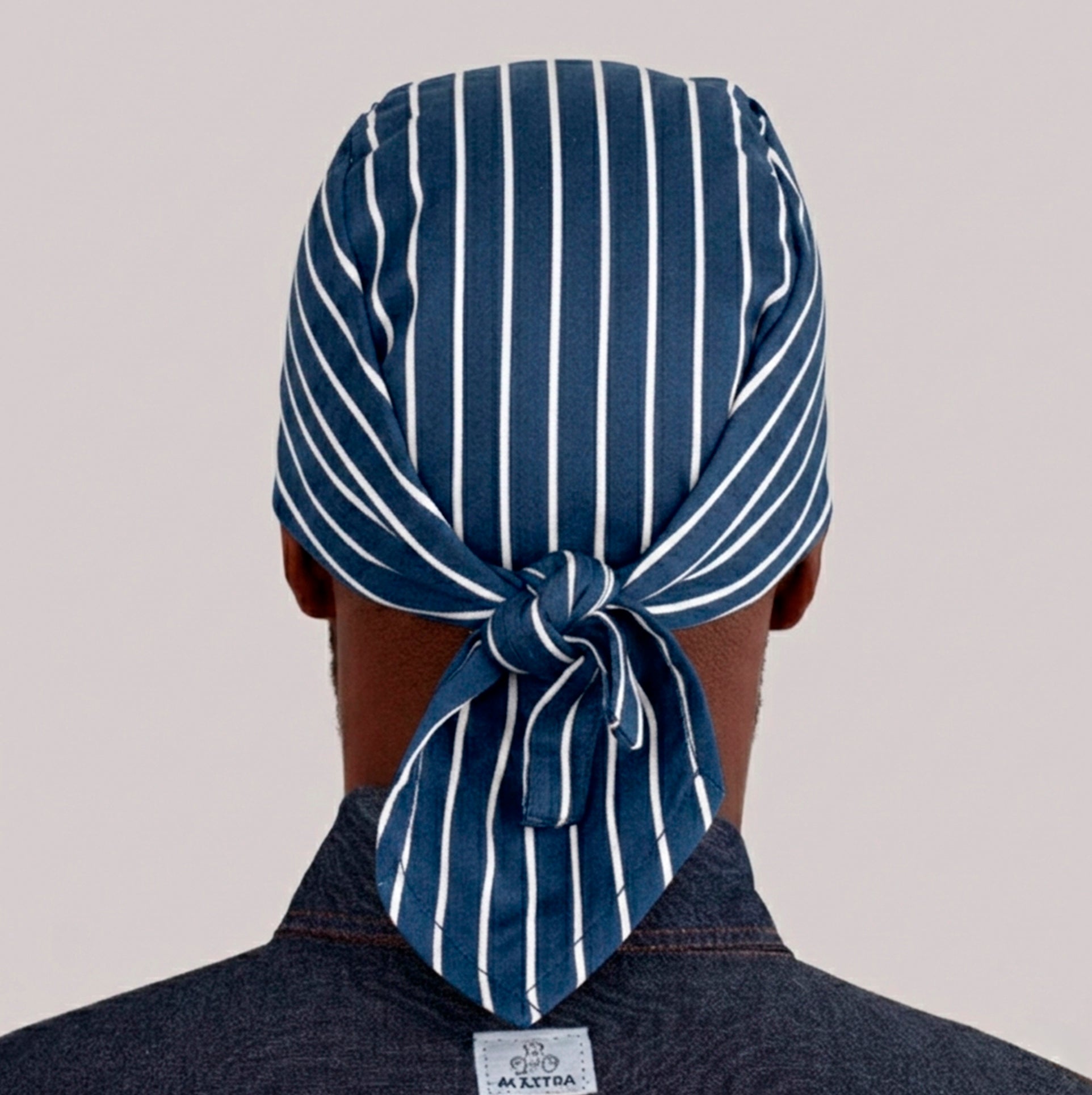 Bandana Garçom Listrada Azul