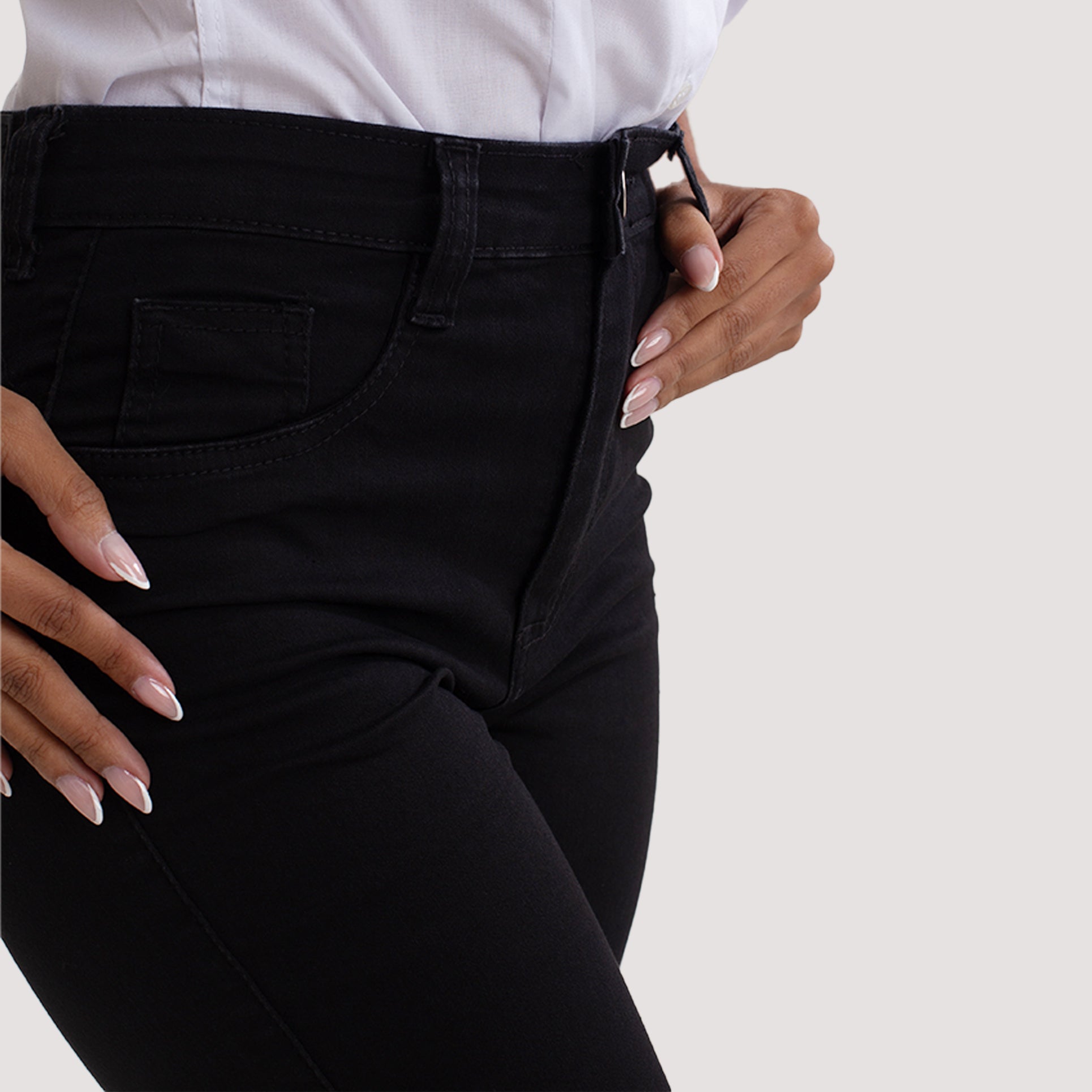 Calça Jeans Feminina Preta