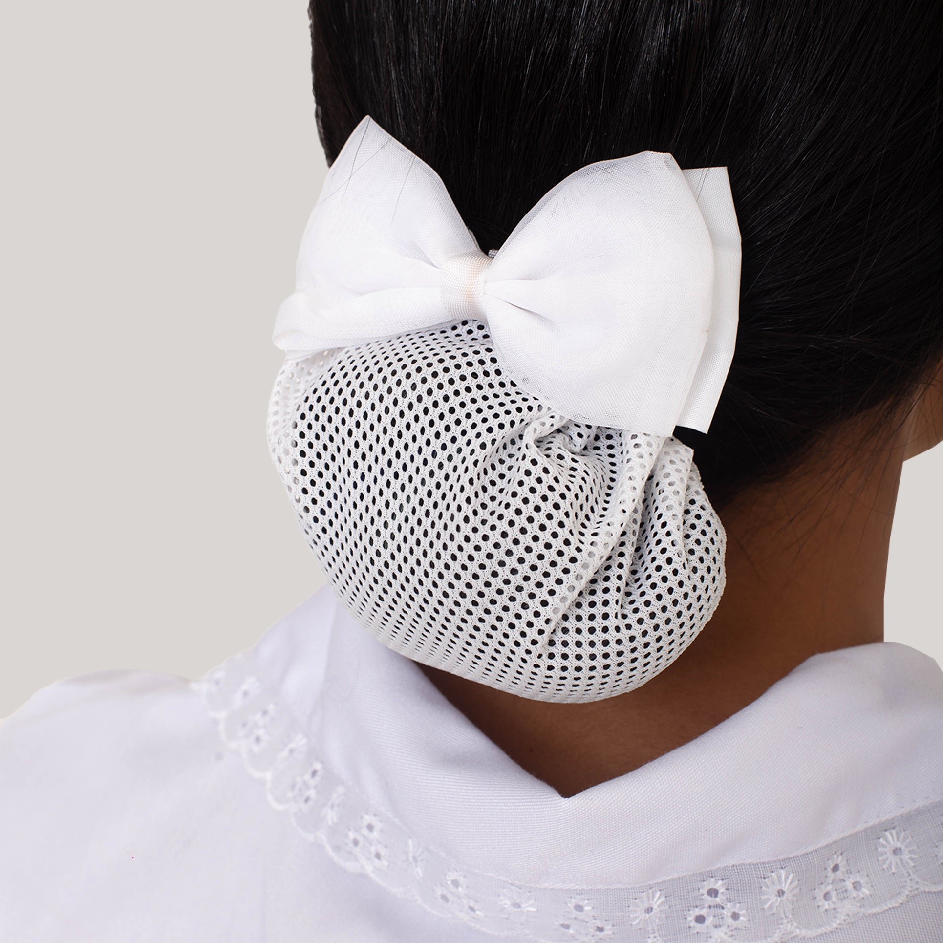 Coque com Laço e Redinha Branco