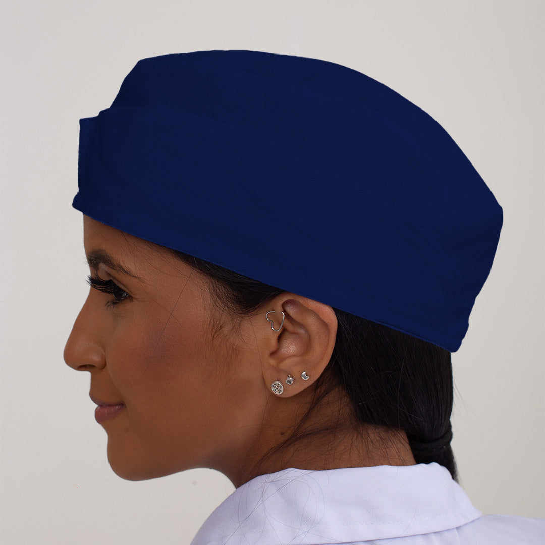 Bibico de Brim Azul Marinho