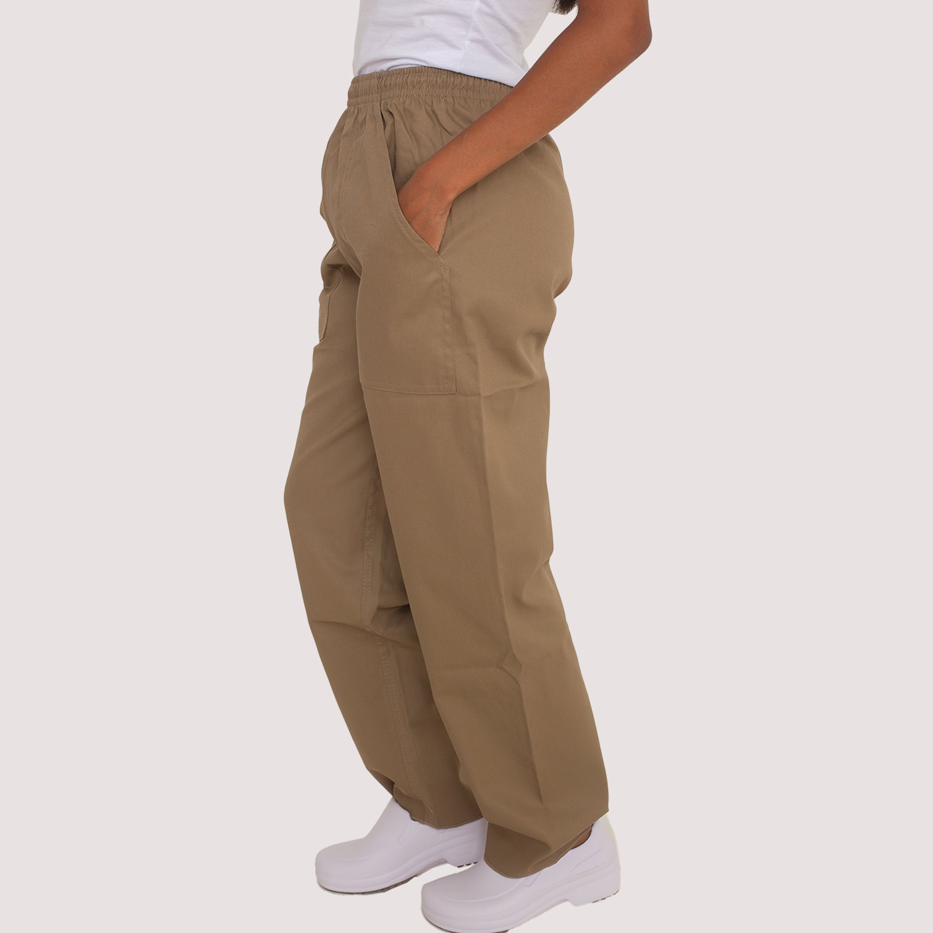 Calça Bege Brim