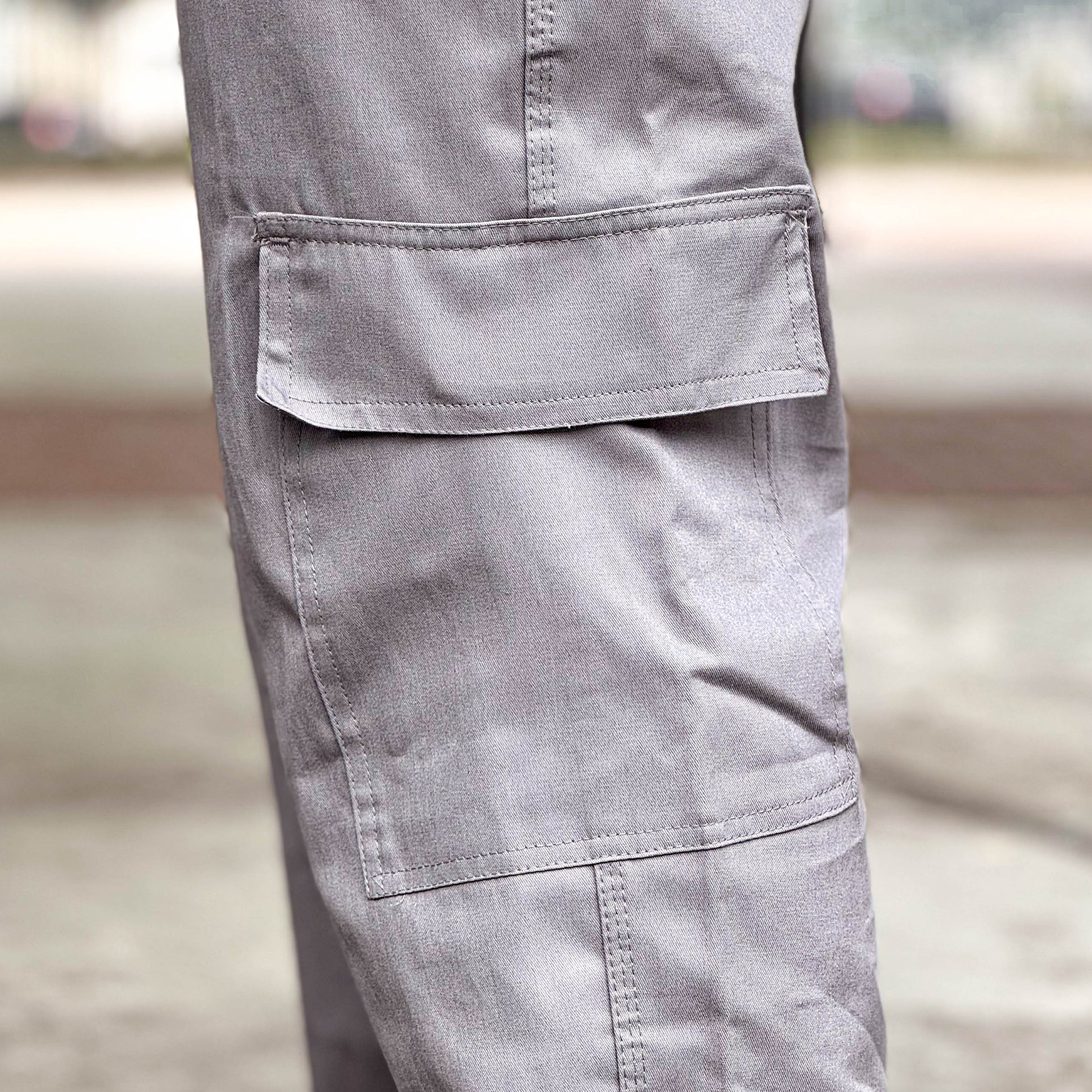 Calça Cargo Cinza