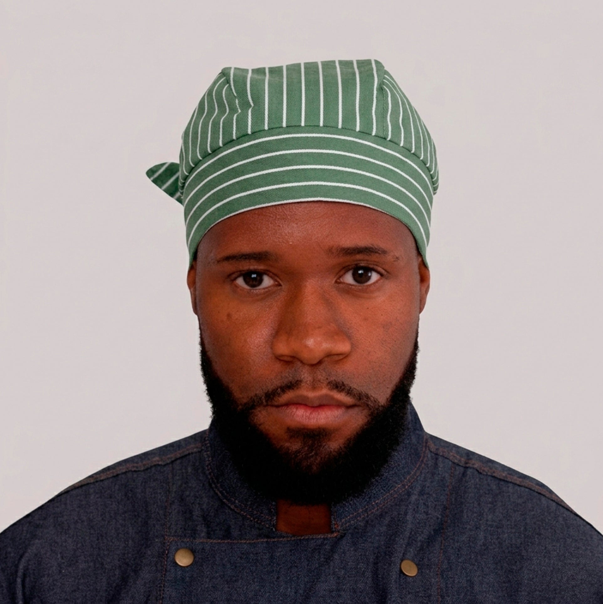 Bandana Garçom Listrada Verde