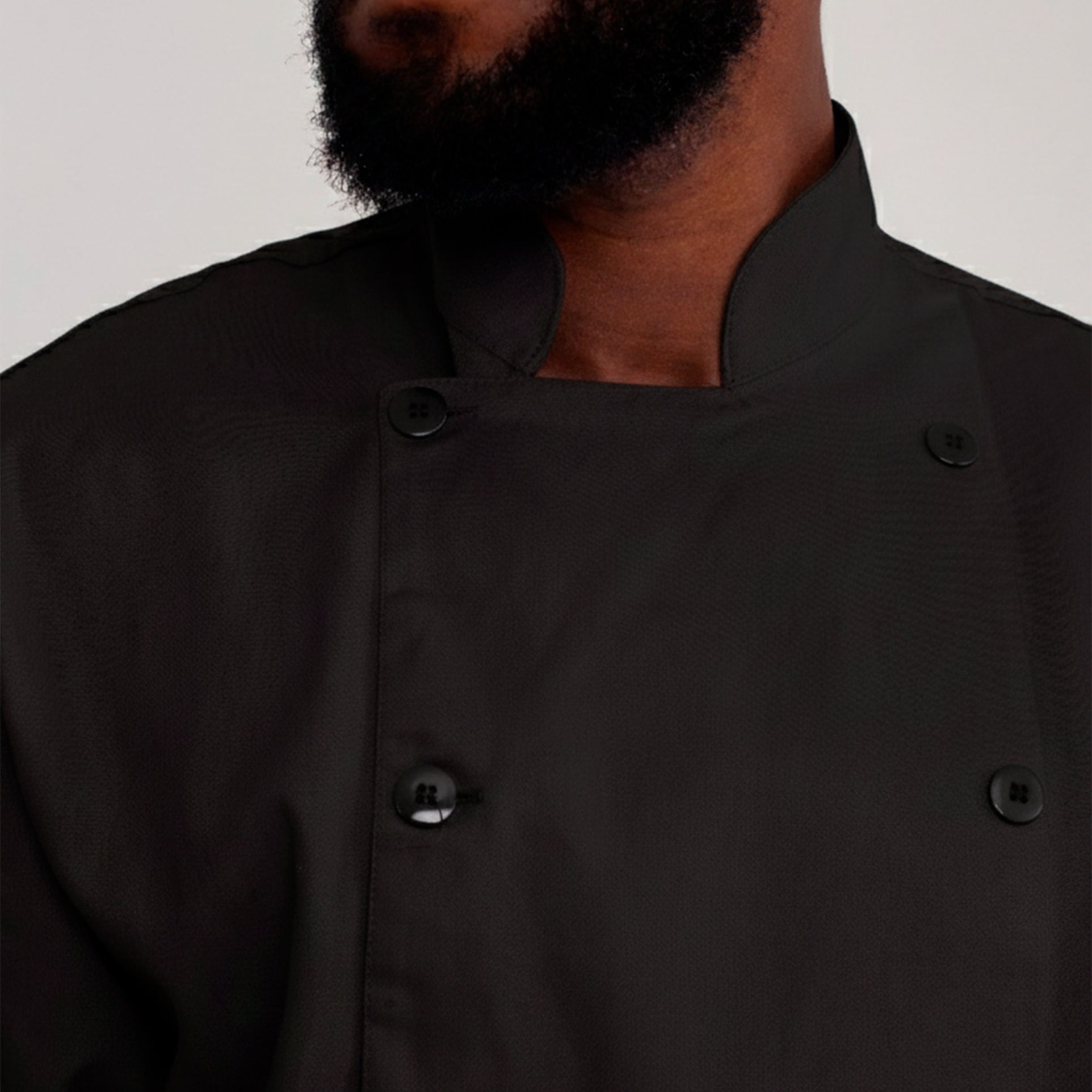 Dólmã Manga Curta Com Botões Pretos