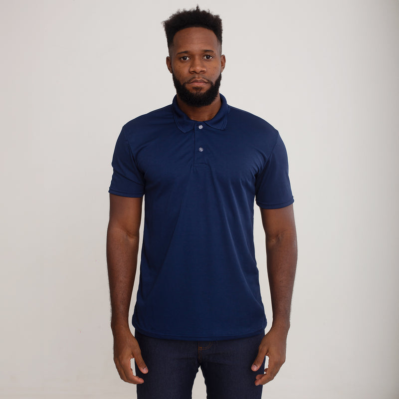 Camisa Polo Azul Marinho Dryfit