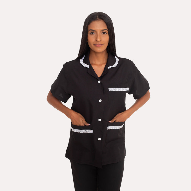 Uniforme Camareira Preto