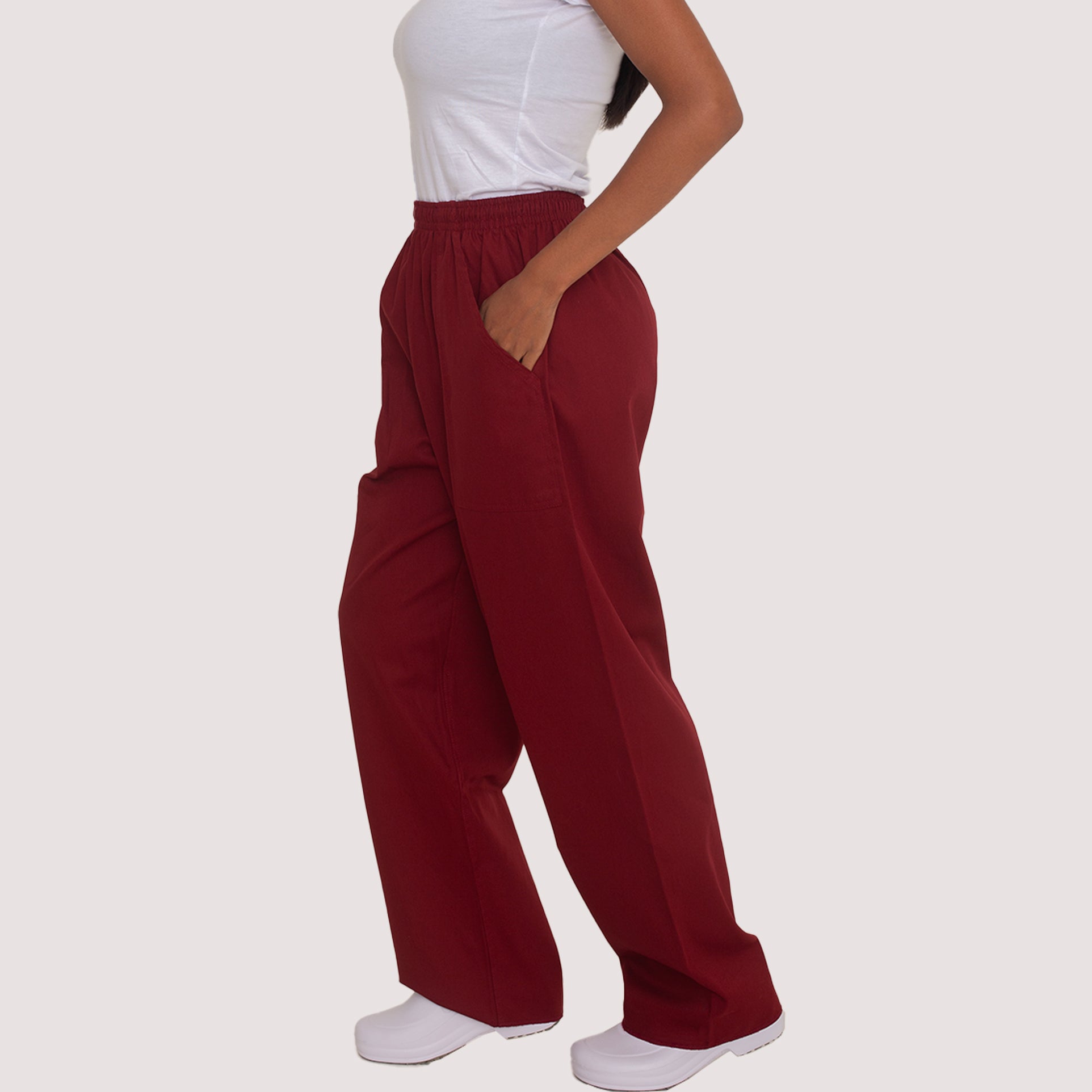 Calça Vinho Brim