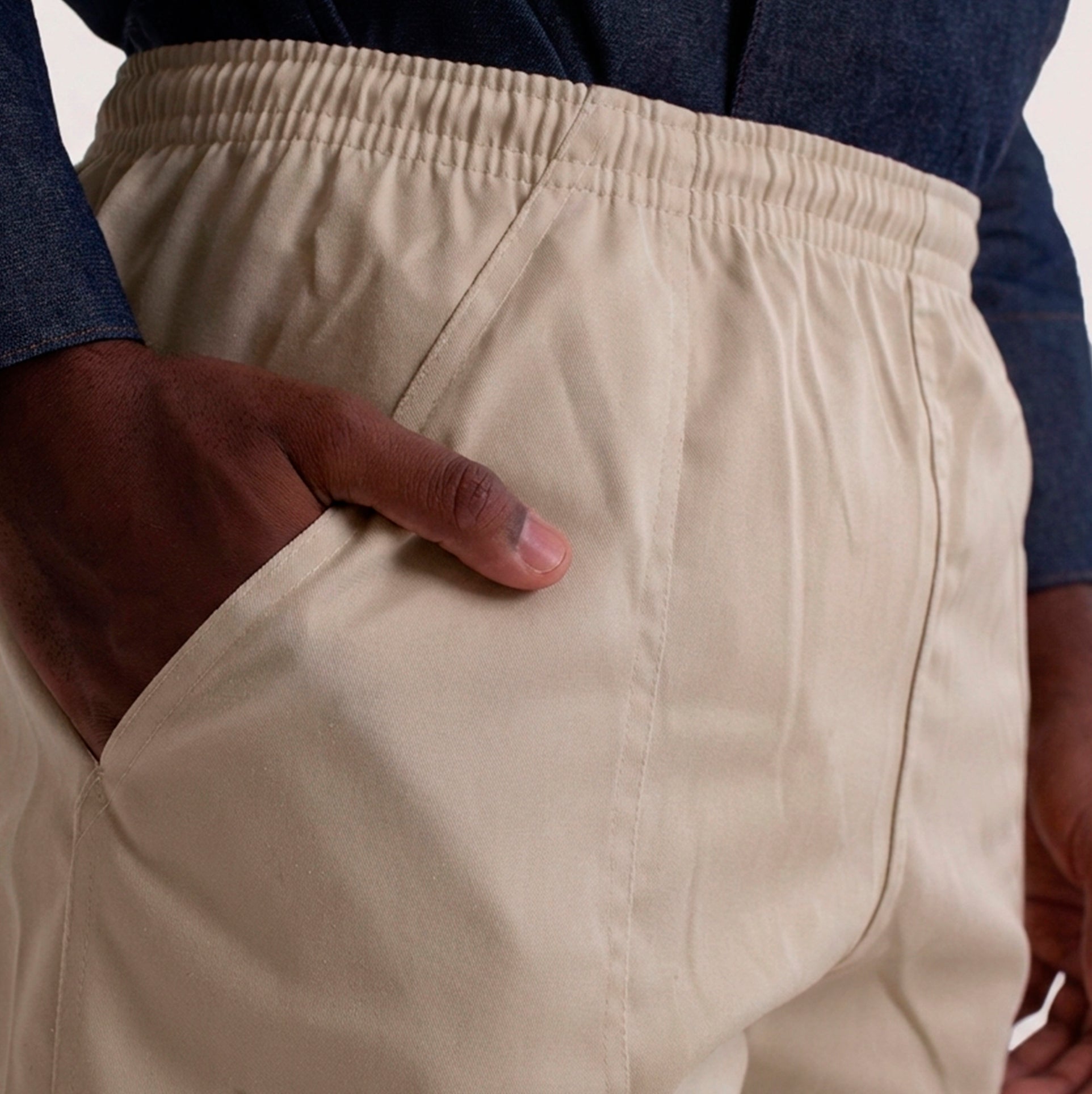 Calça Brim Areia