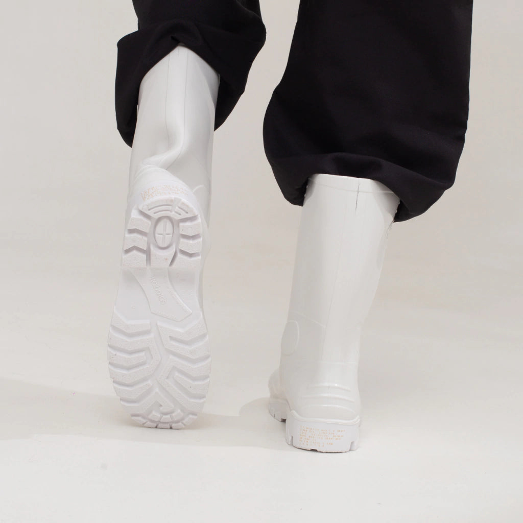 Galocha Branca Cano Longo