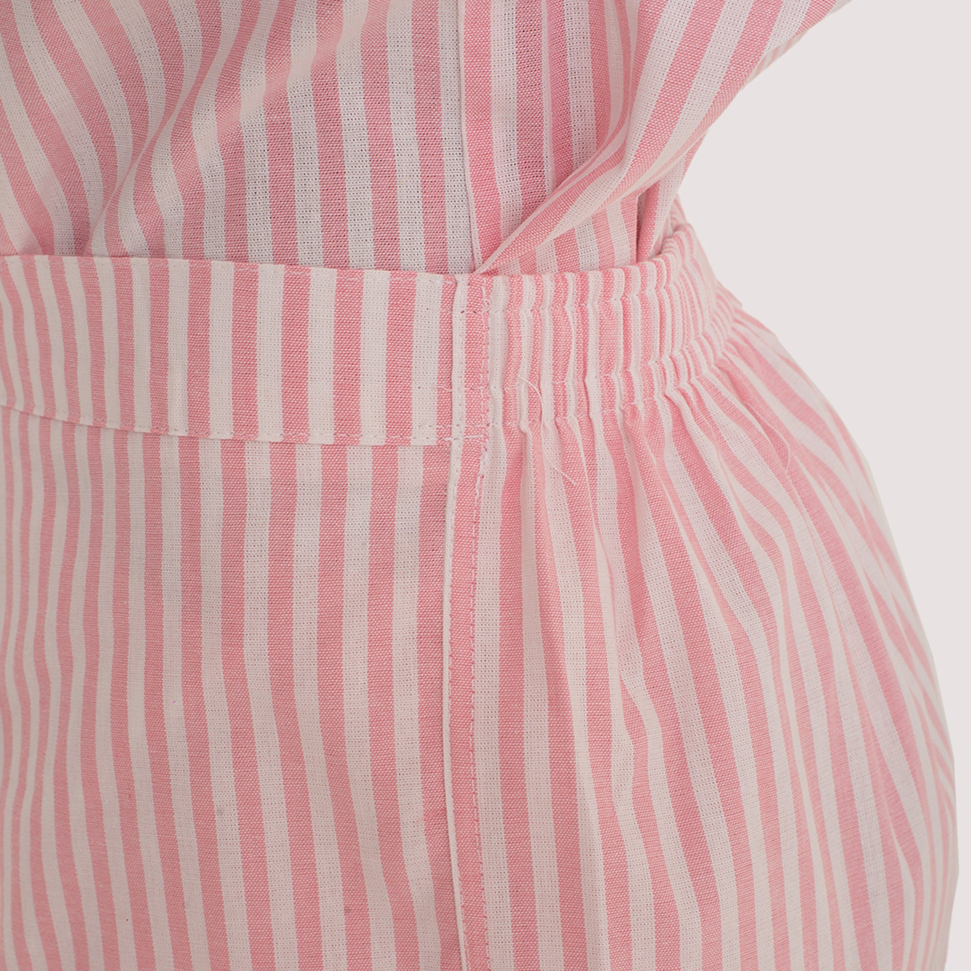 Uniforme Babá Rosa Listrado