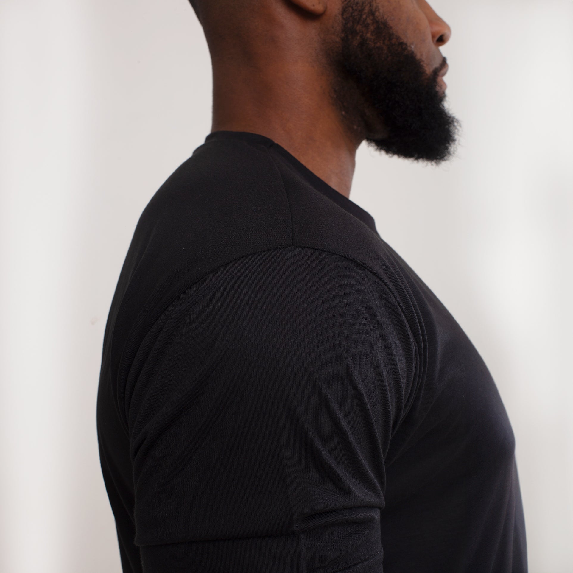 Camisa Preta de Algodão Premium Masculina
