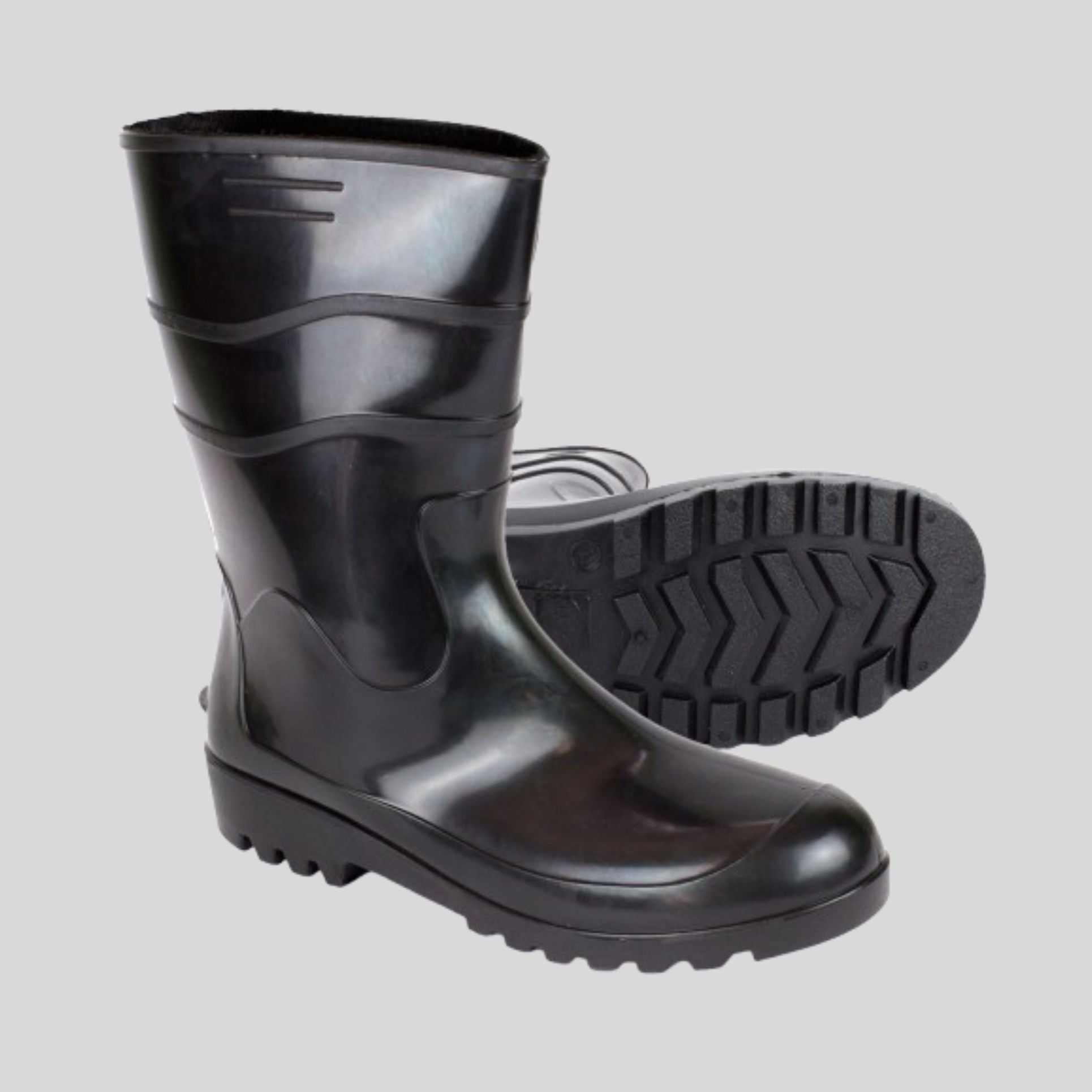 Galocha Preta Cano Longo