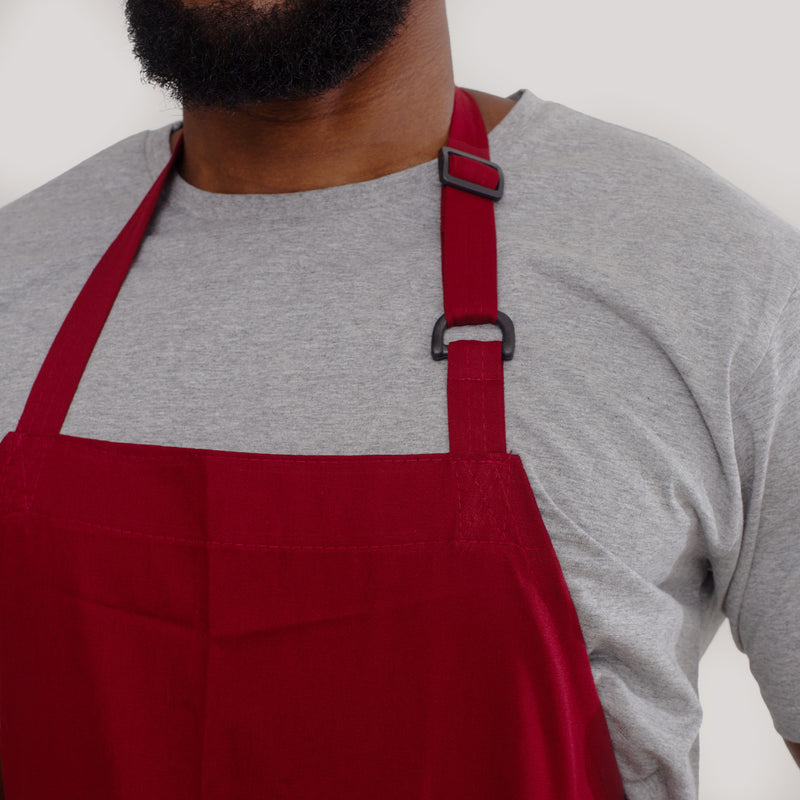 Avental para Garçom Vinho Com Bolso Oxford
