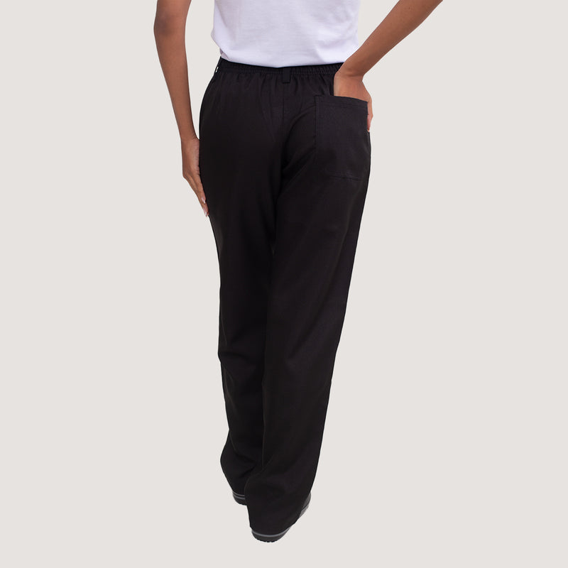 Calça Preta Meio Cós Feminina Oxford