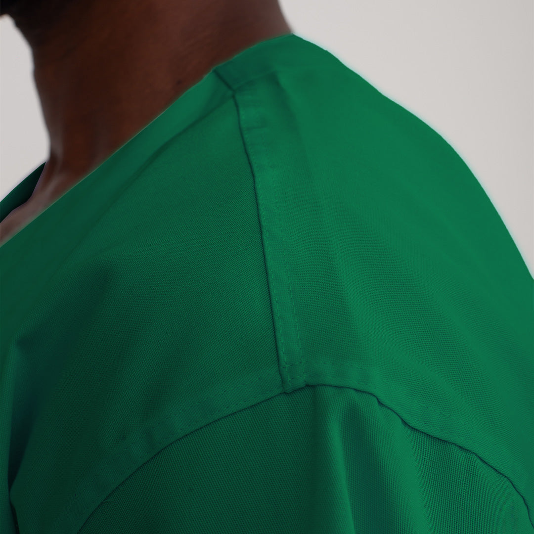 Jaleco Fechado Brim Verde Bandeira