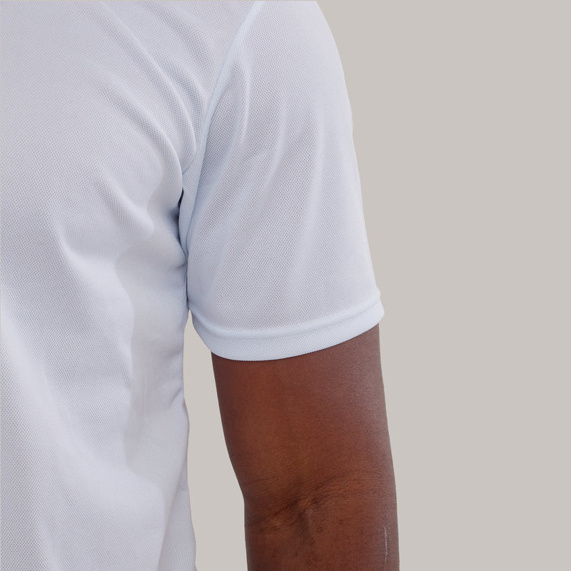 Camisa Polo Branca Dryfit