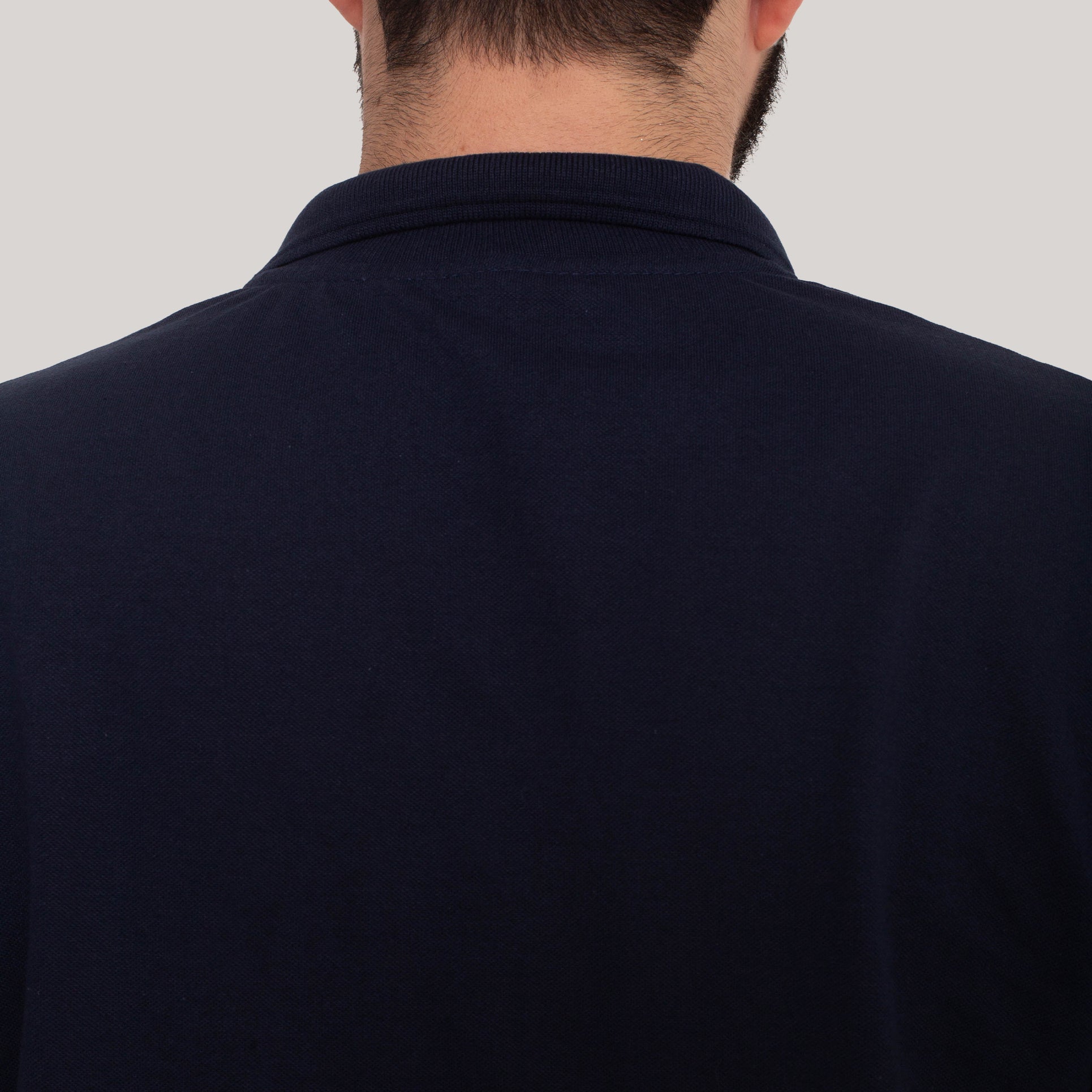 Camisa Polo Piquet Algodão Azul Marinho