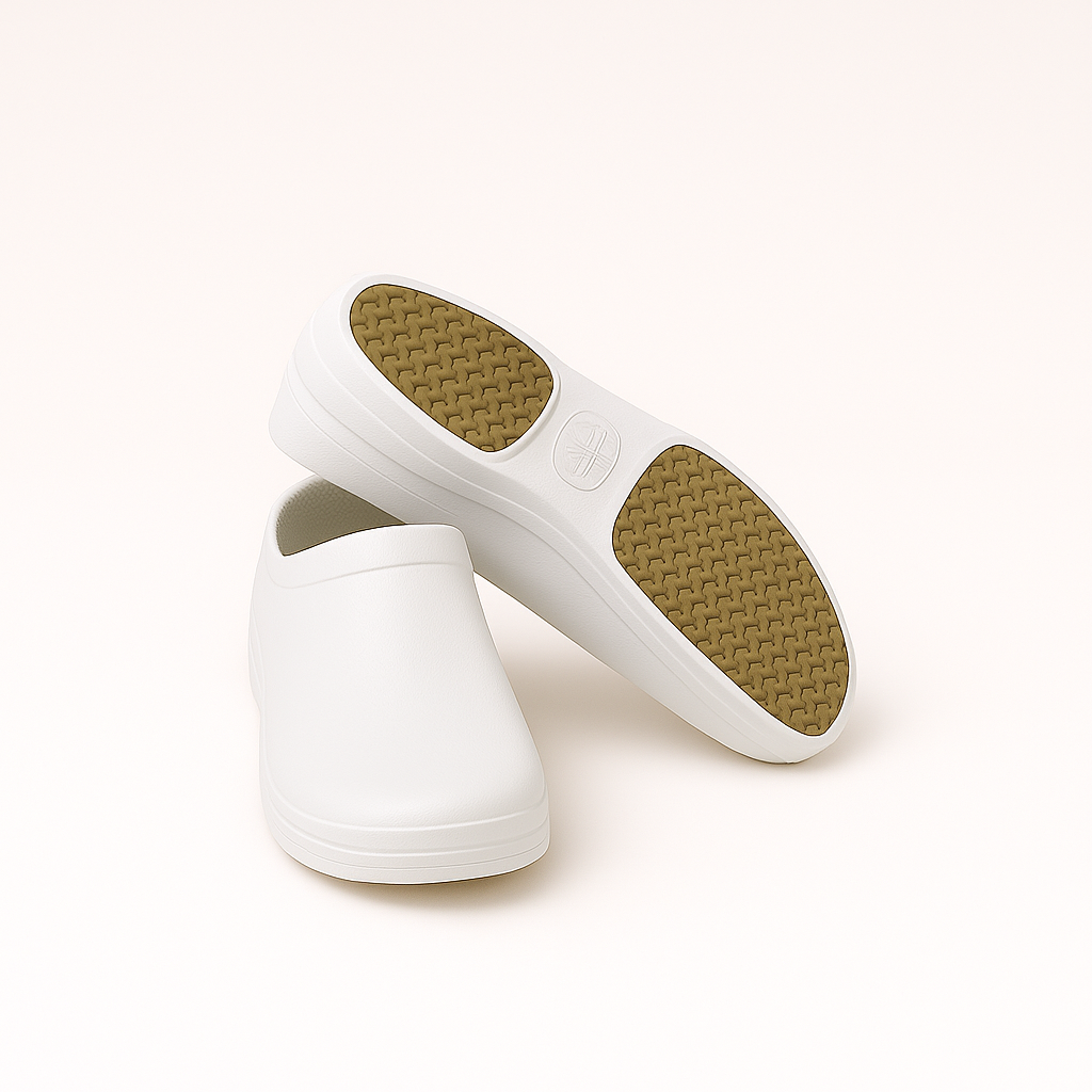 Sapato Antiderrapante Branco