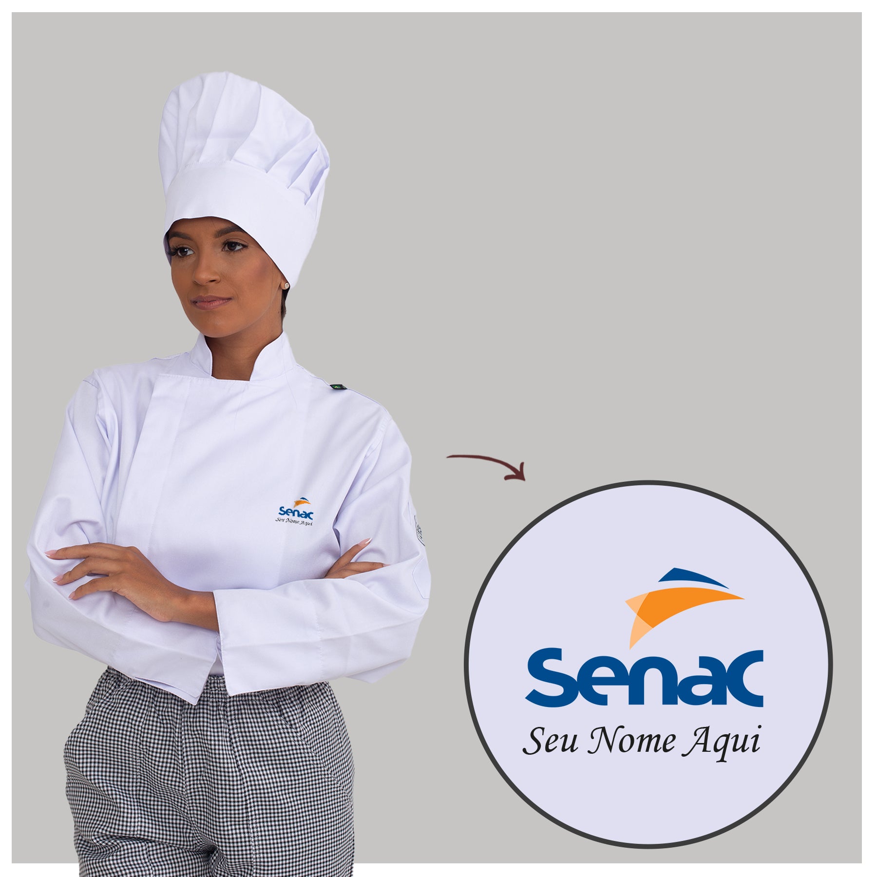 Dólmã Senac + Bordado