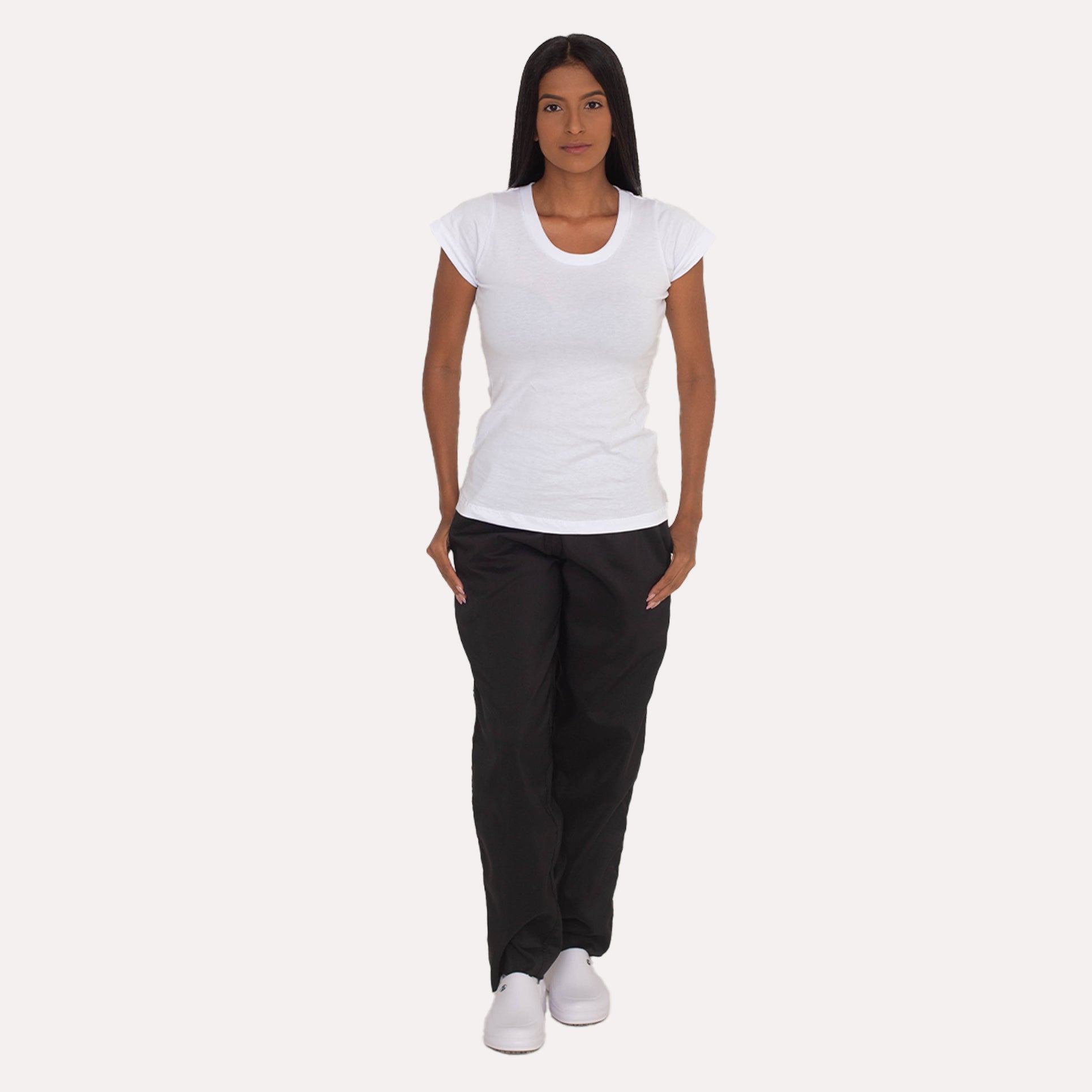 Camisa Branca de Algodão Premium Feminina